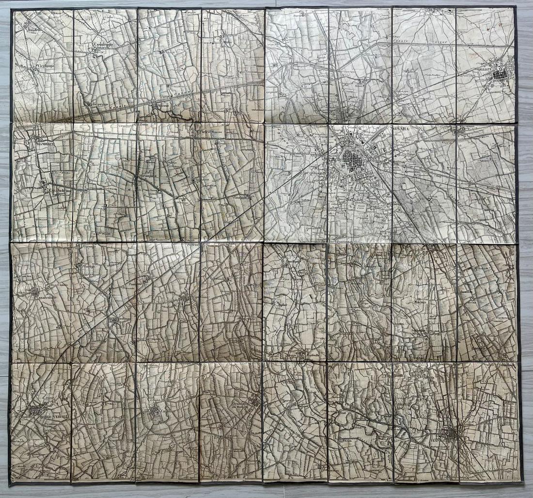 LARGE ANTIQUE ITALIAN MAP (1 of 5)