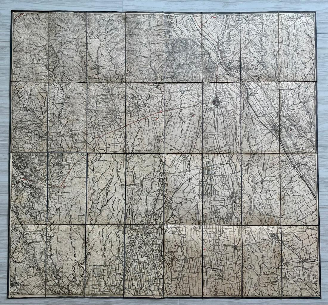 LARGE ANTIQUE ITALIAN MAP (1 of 5)