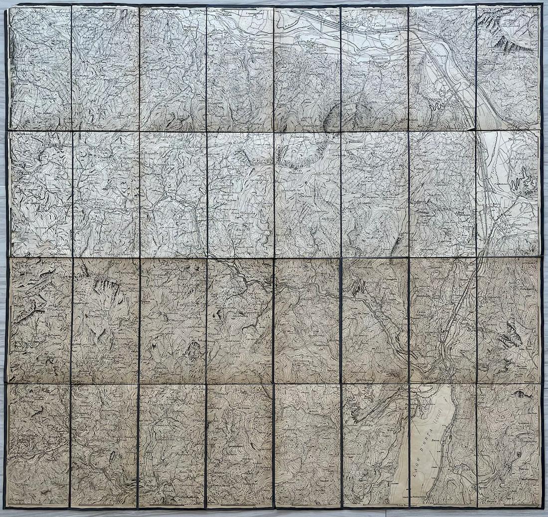 LARGE ANTIQUE ITALIAN MAP (1 of 3)