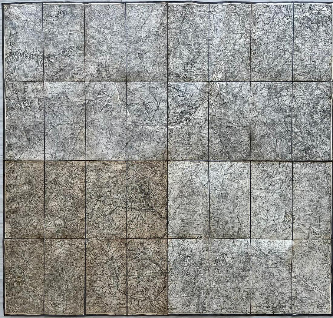 LARGE ANTIQUE ITALIAN MAP (1 of 4)