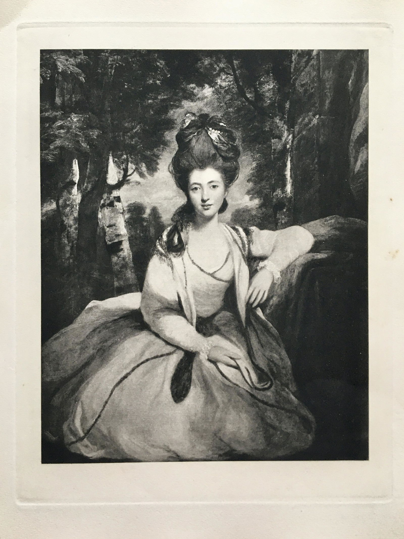 ETCHING SIR JOSHUA REYNOLDS FRANCES, MARCHIONESS CAMDEN (1 of 2)
