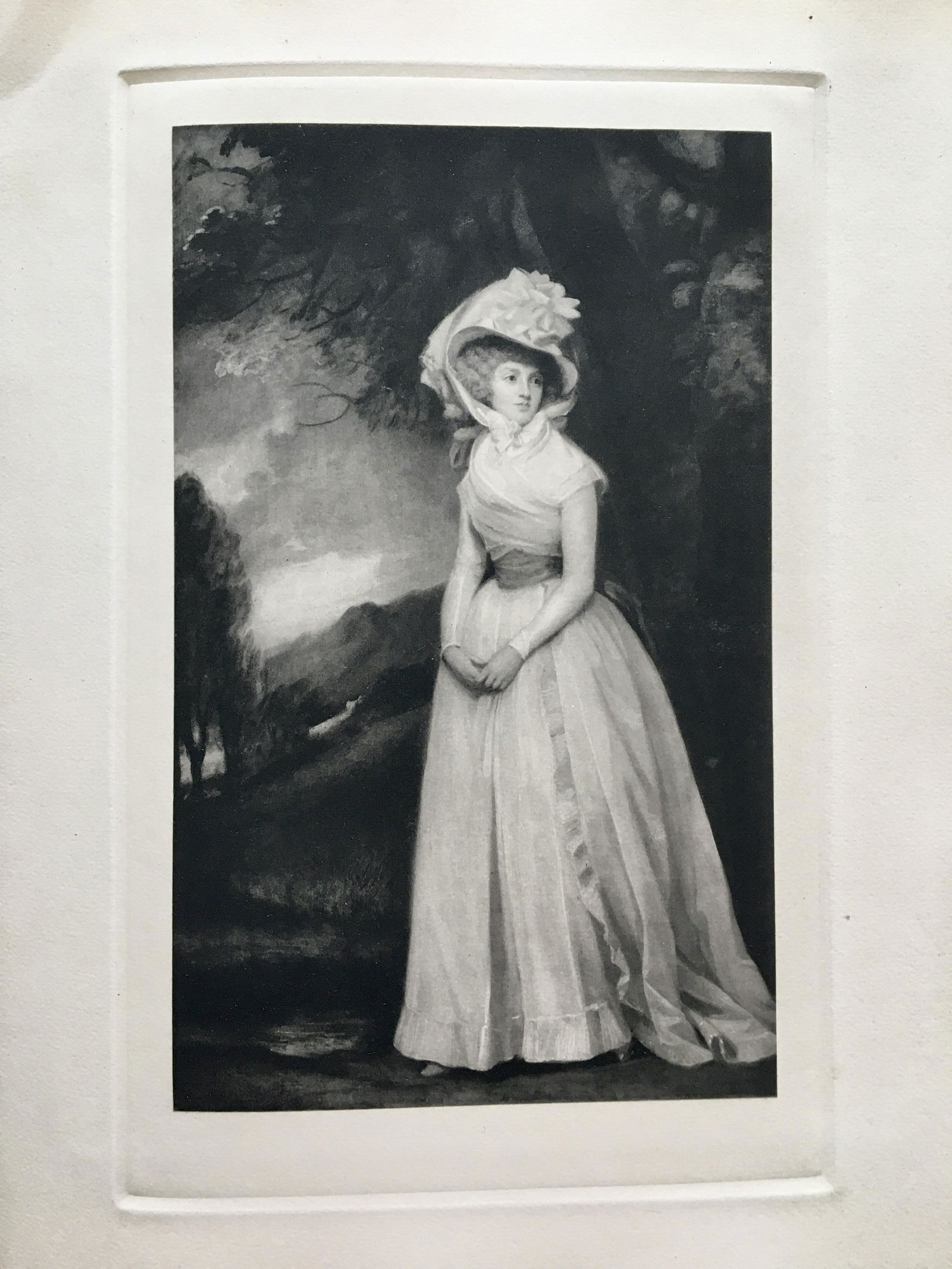 ETCHING GEORGE ROMNEY MRS. PENELOPE LEE ACTON (1 of 2)