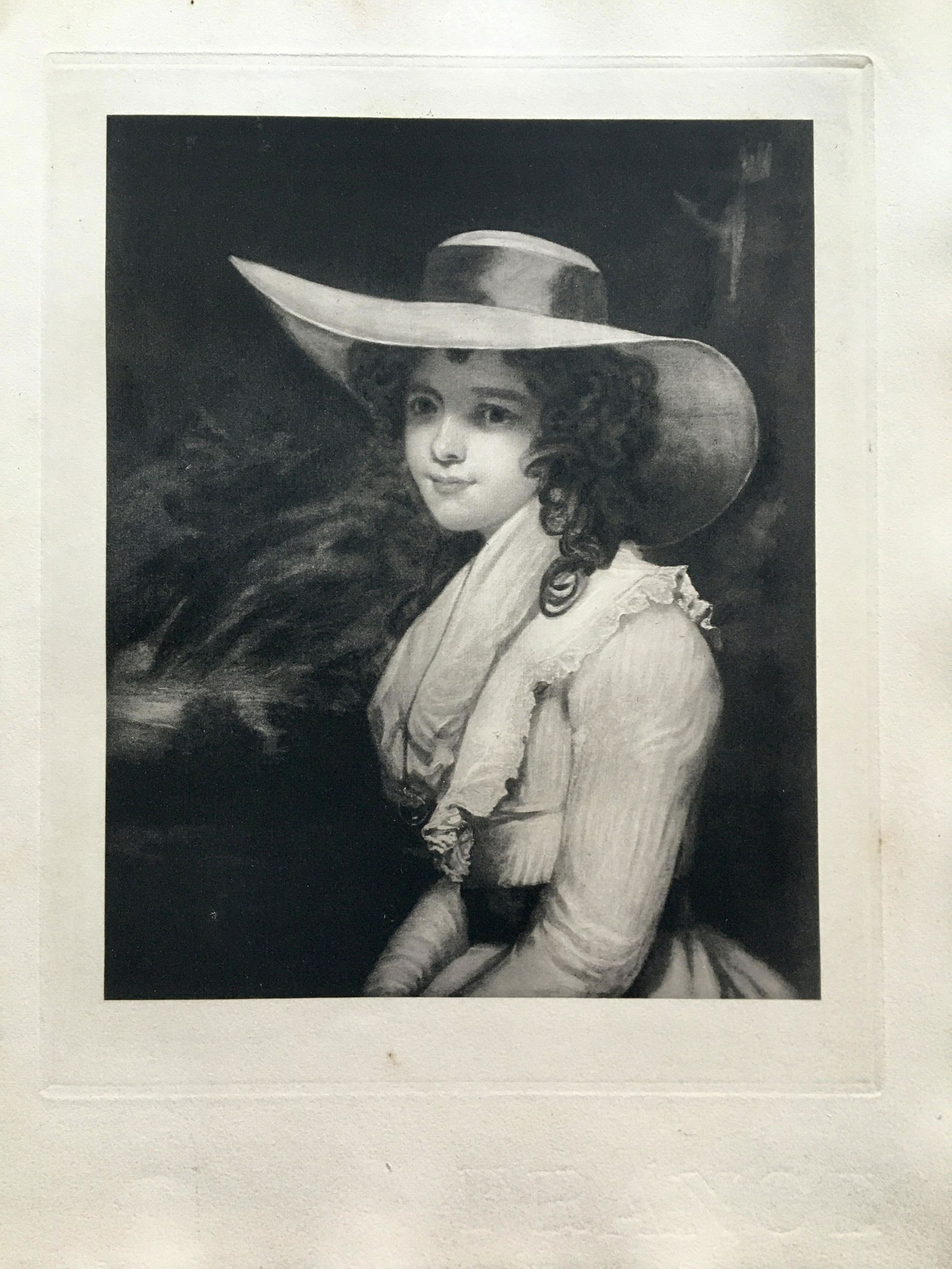 ETCHING SIR JOSHUA REYNOLDS LAVINIA, COUNTESS SPENCER (1 of 2)