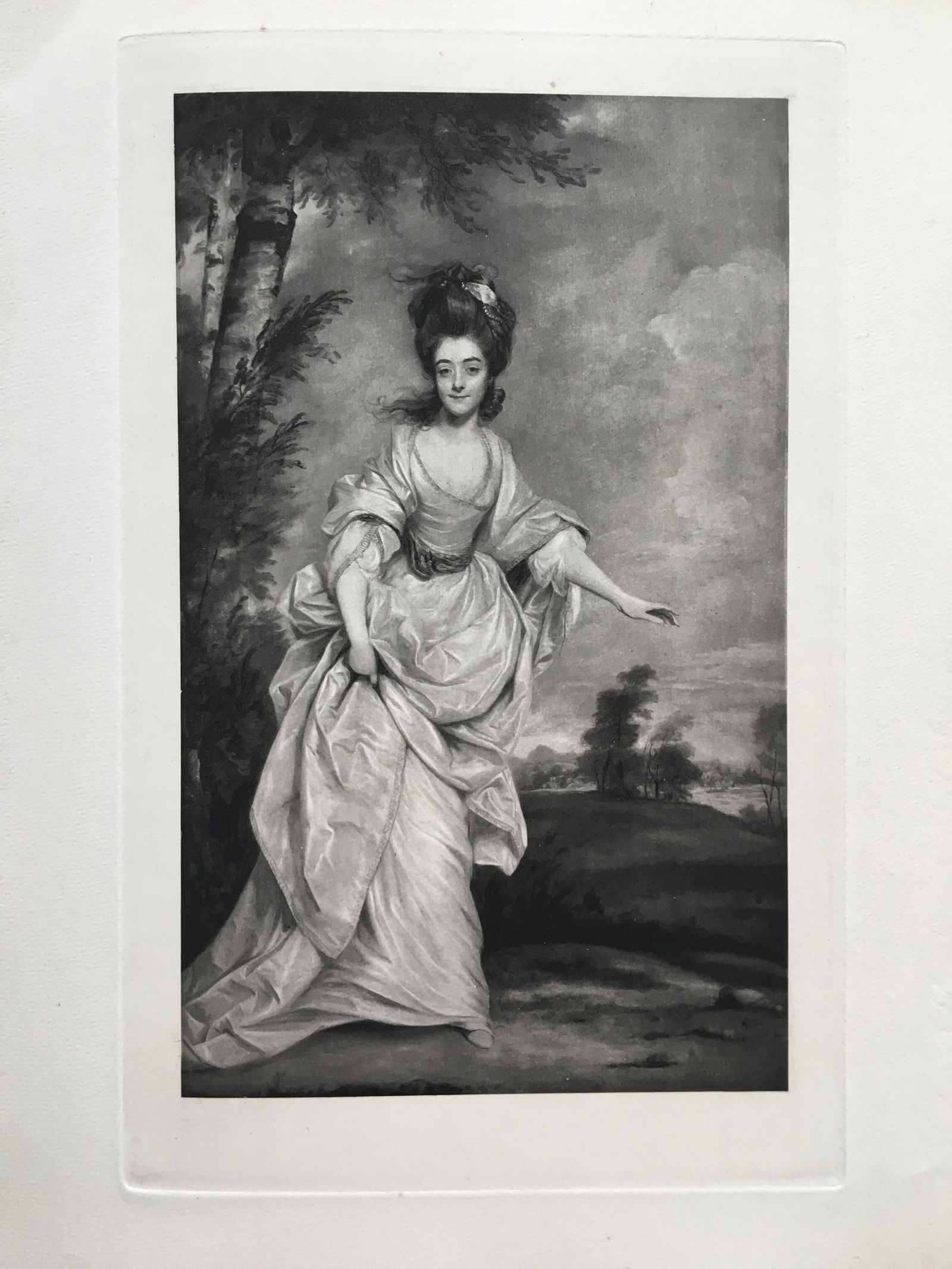 ETCHING SIR JOSHUA REYNOLDS DIANA, VISCOUNTESS CROSBIE (1 of 2)