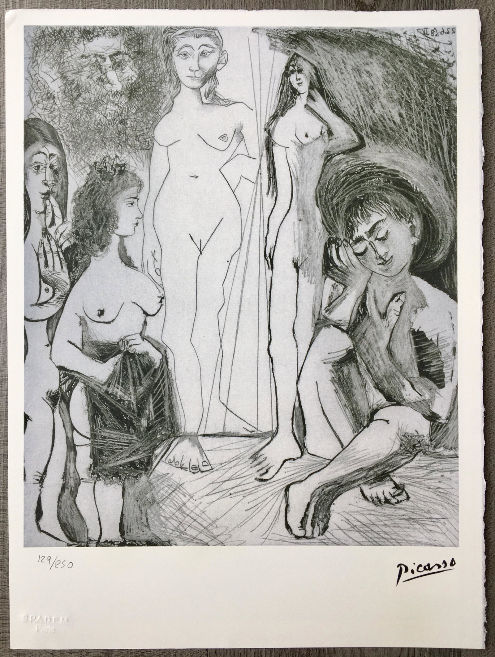 PABLO PICASSO LITHOGRAPH PRINT (1 of 1)