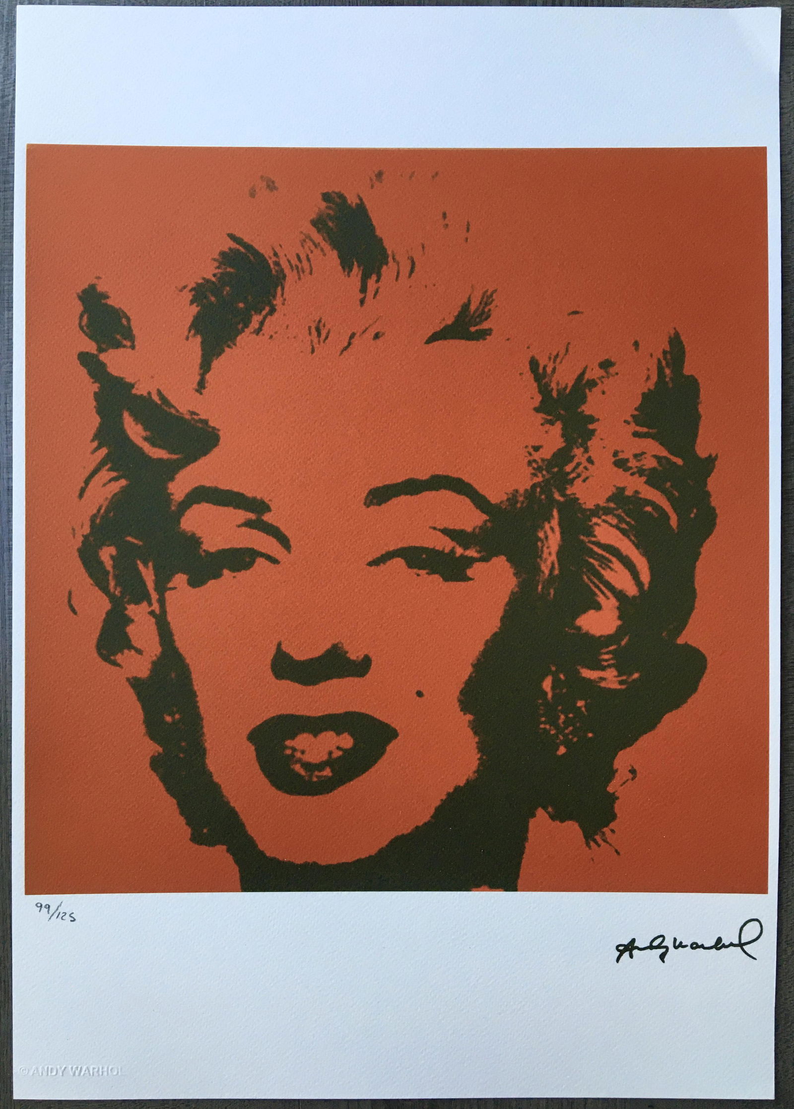 ANDY WARHOL LITHOGRAPH MARILYN (1 of 1)