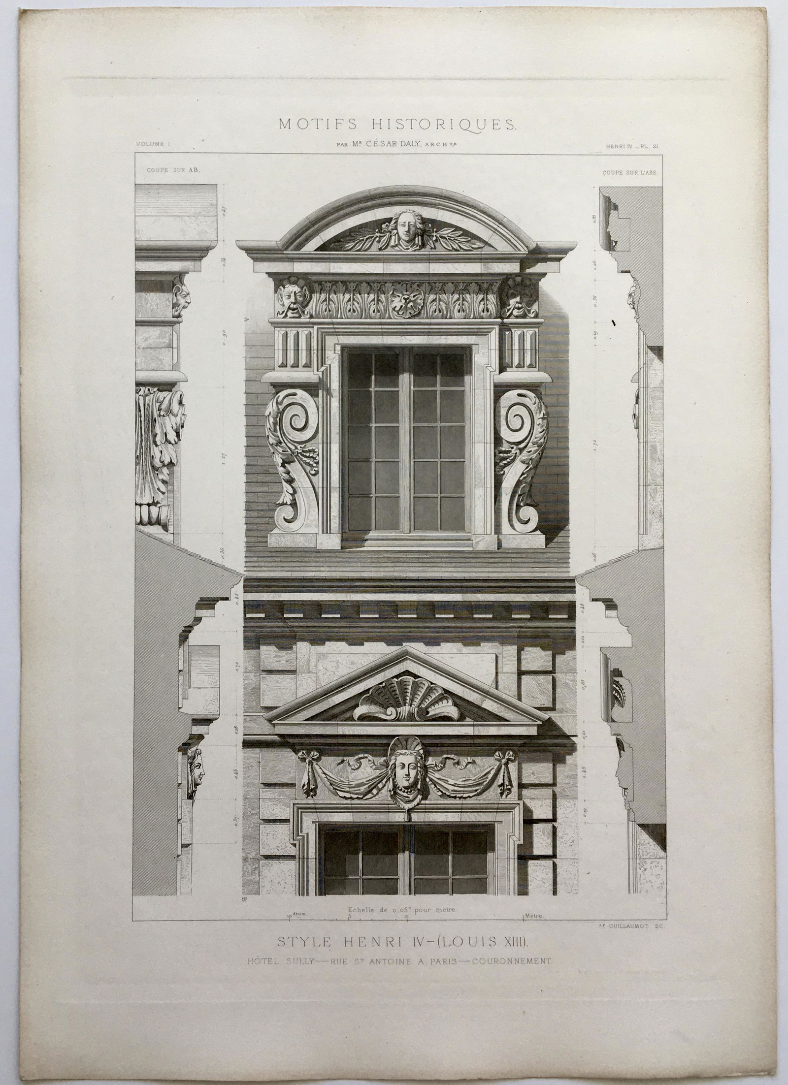 FRENCH ARCHITECTURAL ENGRAVING (1 of 1)