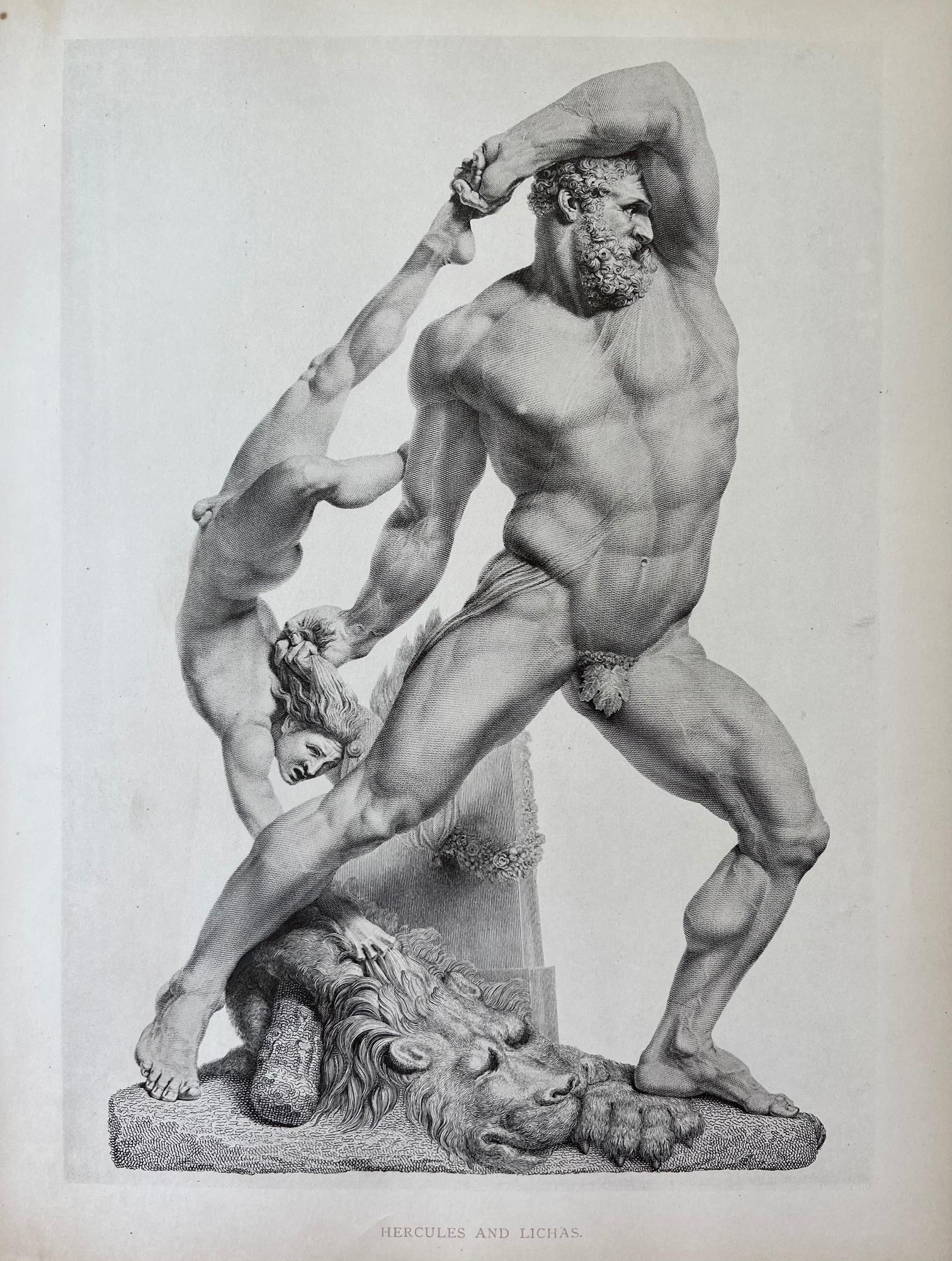 HERCULES ENGRAVING AFTER ANTONIO CANOVA (1 of 2)