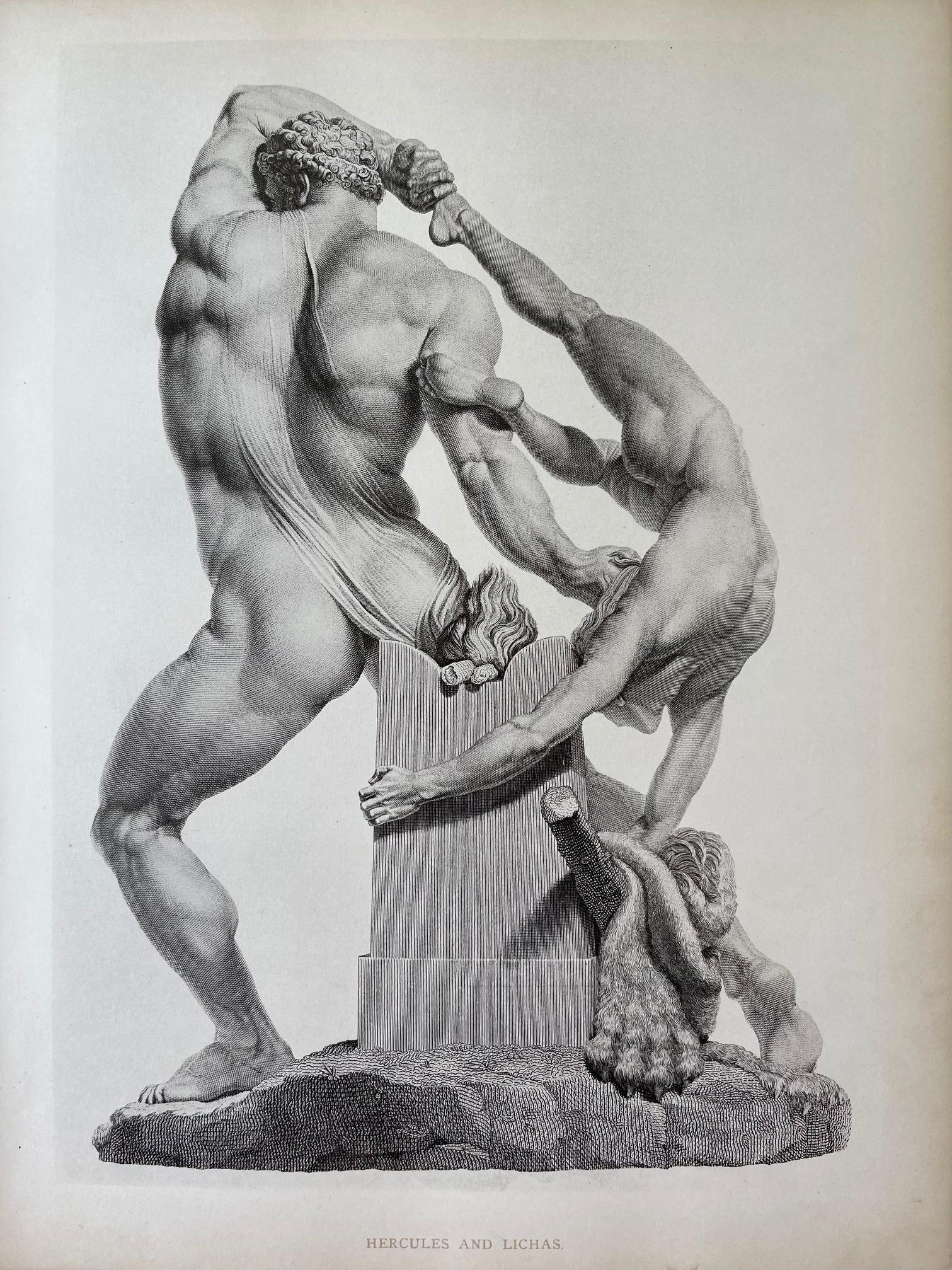 HERCULES ENGRAVING AFTER ANTONIO CANOVA (1 of 2)