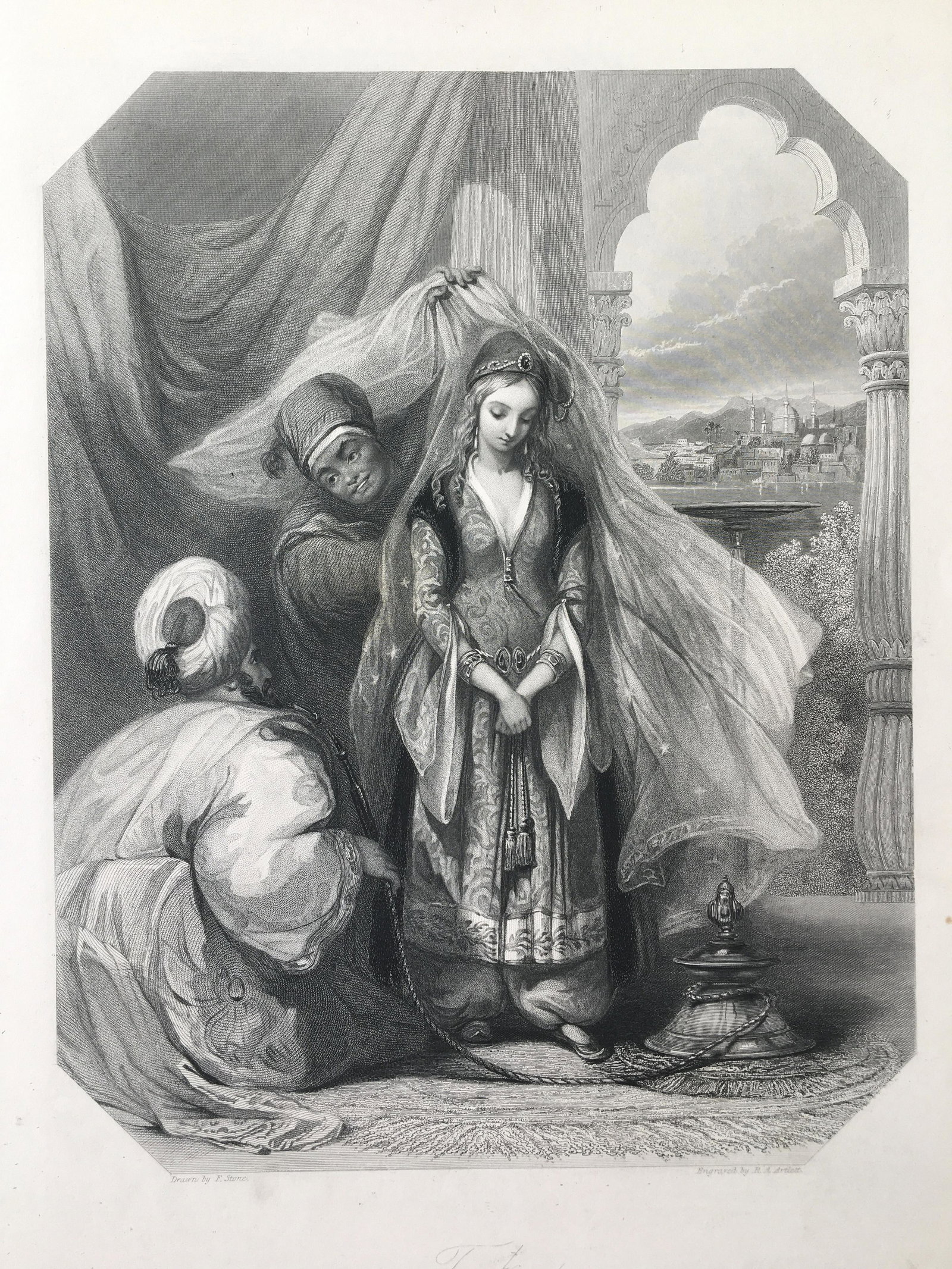 ANTIQUE VICTORIAN ENGRAVING TURKEY: ANTIQUE VICTORIAN ENGRAVING. SIZE: 14 X 10 Inches Approx. UNFRAMED. PRINTED IN LONDON CIRCA 1850.