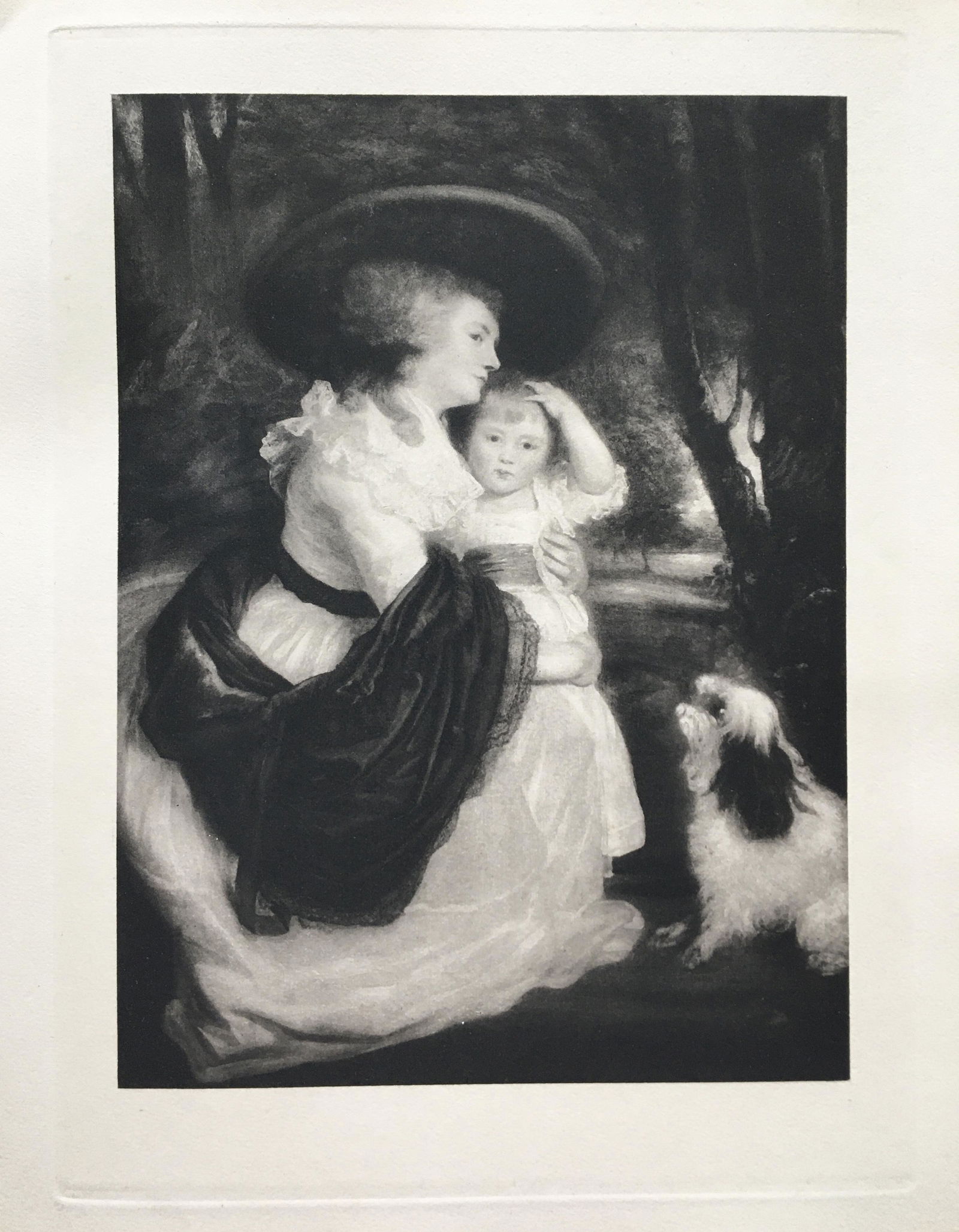 ETCHING SIR JOSHUA REYNOLDS LAVINIA, COUNTESS SPENCER (1 of 2)