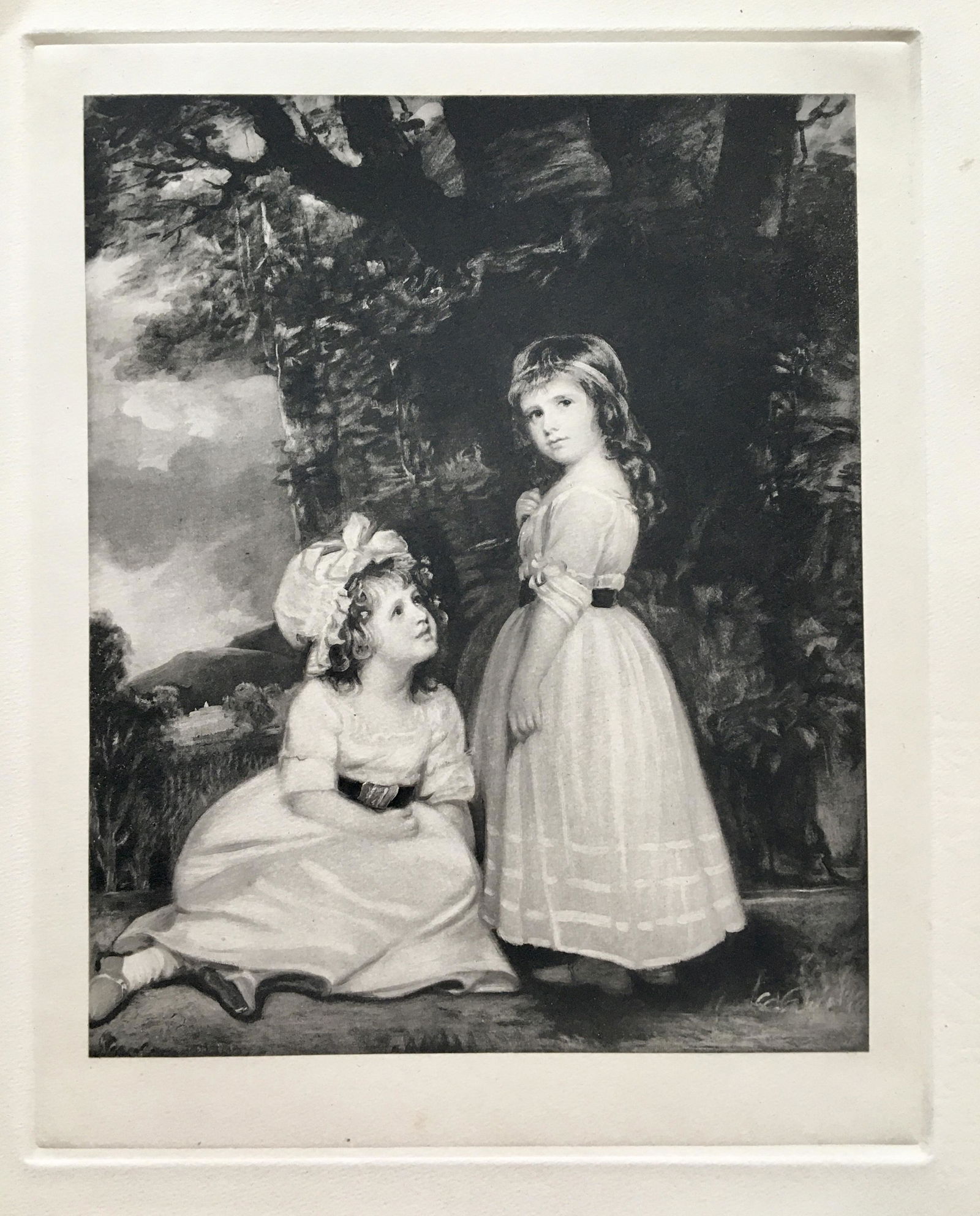 ETCHING GEORGE ROMNEY THE BECKFORD CHILDREN (1 of 2)