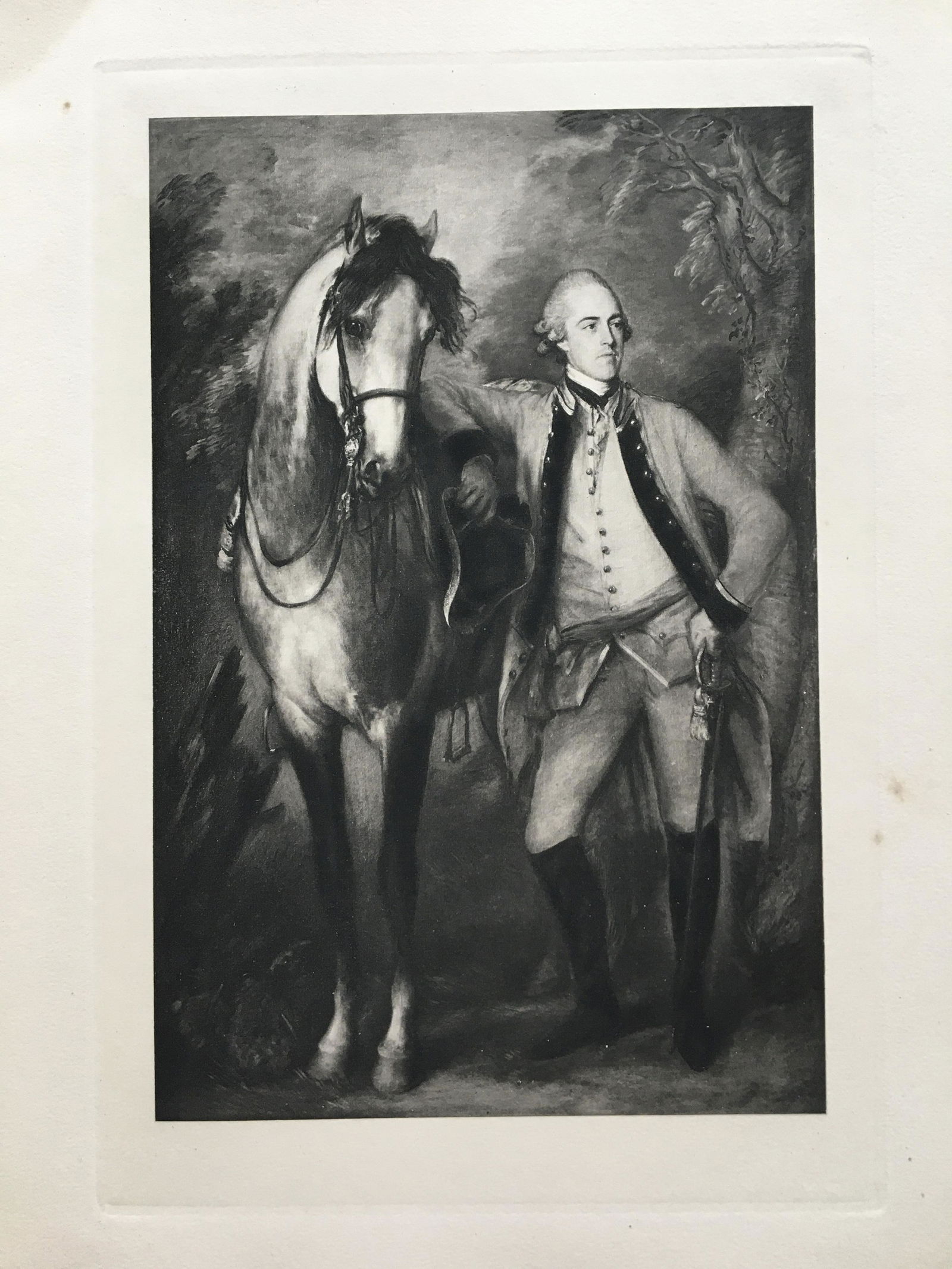 ETCHING THOMAS GAINSBOROUGH EDWARD, VISCOUNT LIGONIER (1 of 2)