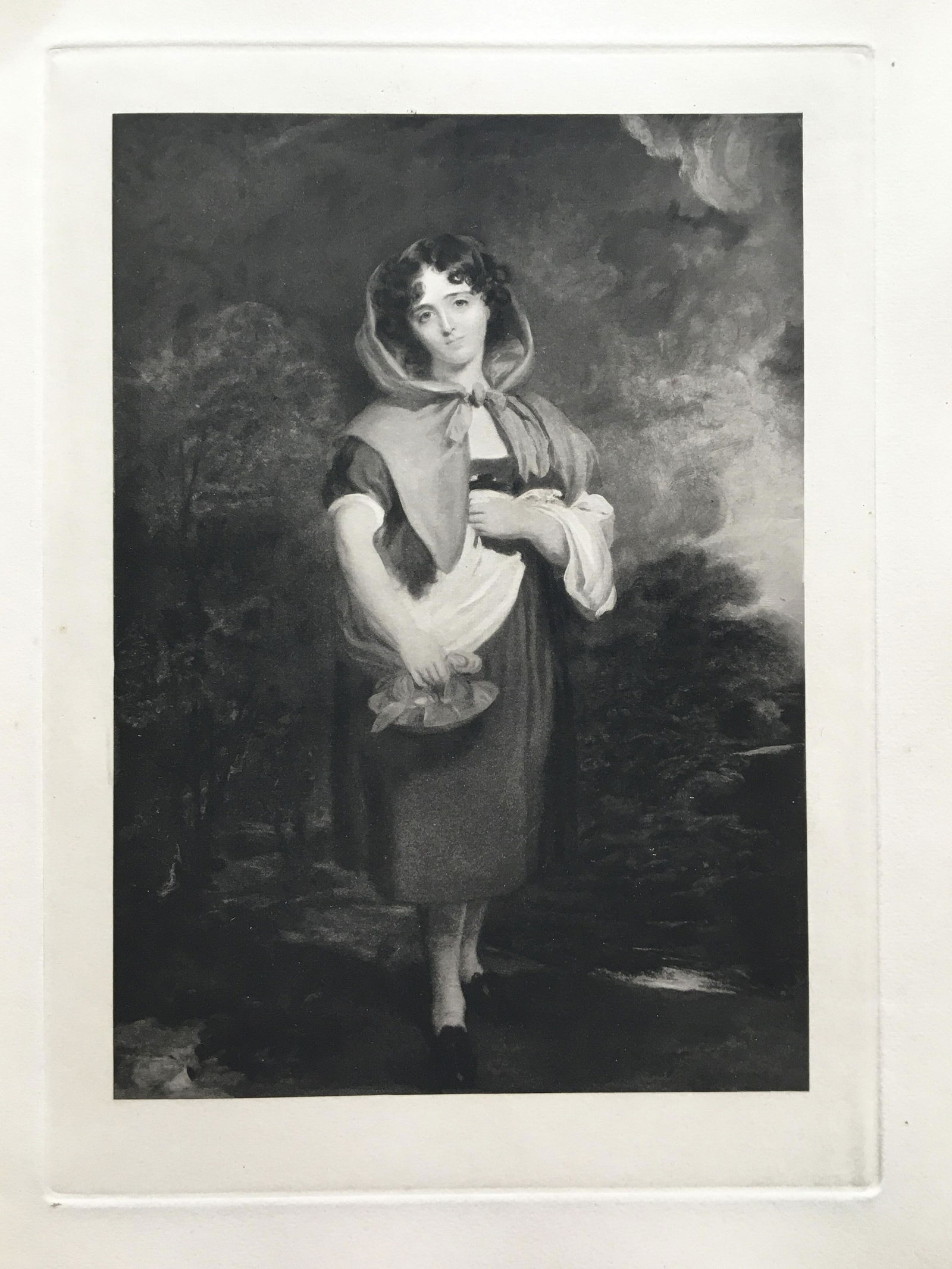 ETCHING SIR THOMAS LAWRENCE LITTLE RED RIDING HOOD (1 of 2)