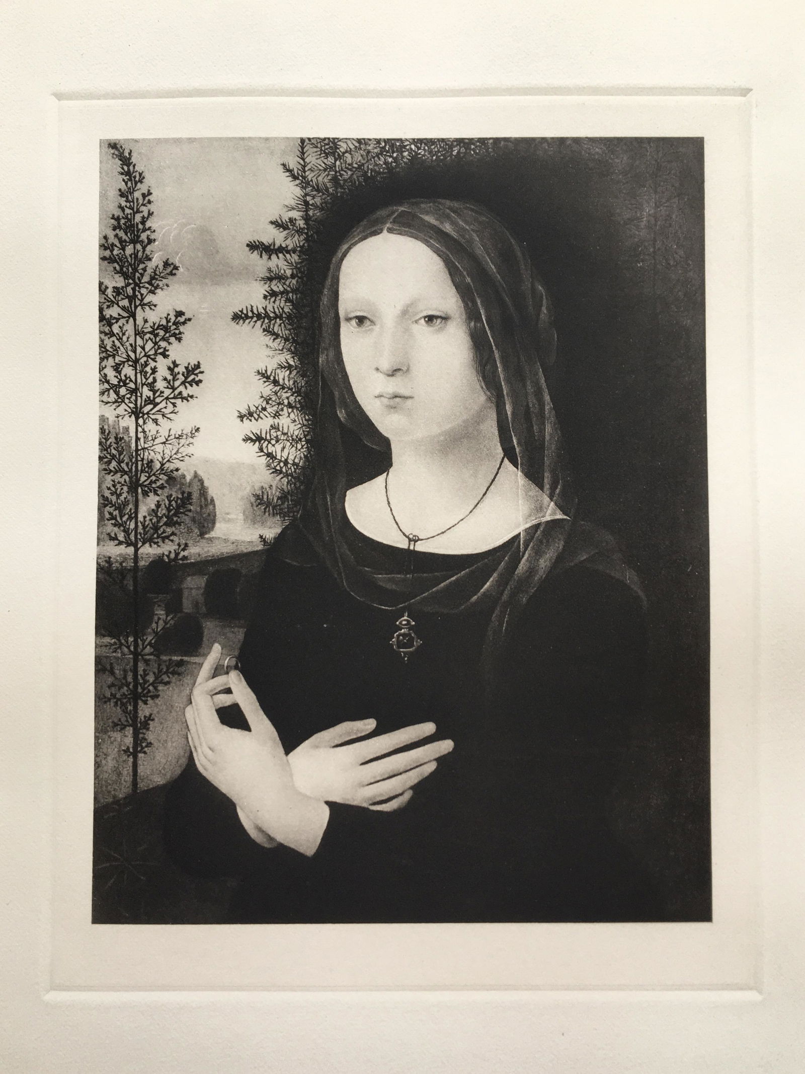 ETCHING AFTER OLD MASTER LORENZO DI CREDI (1 of 2)