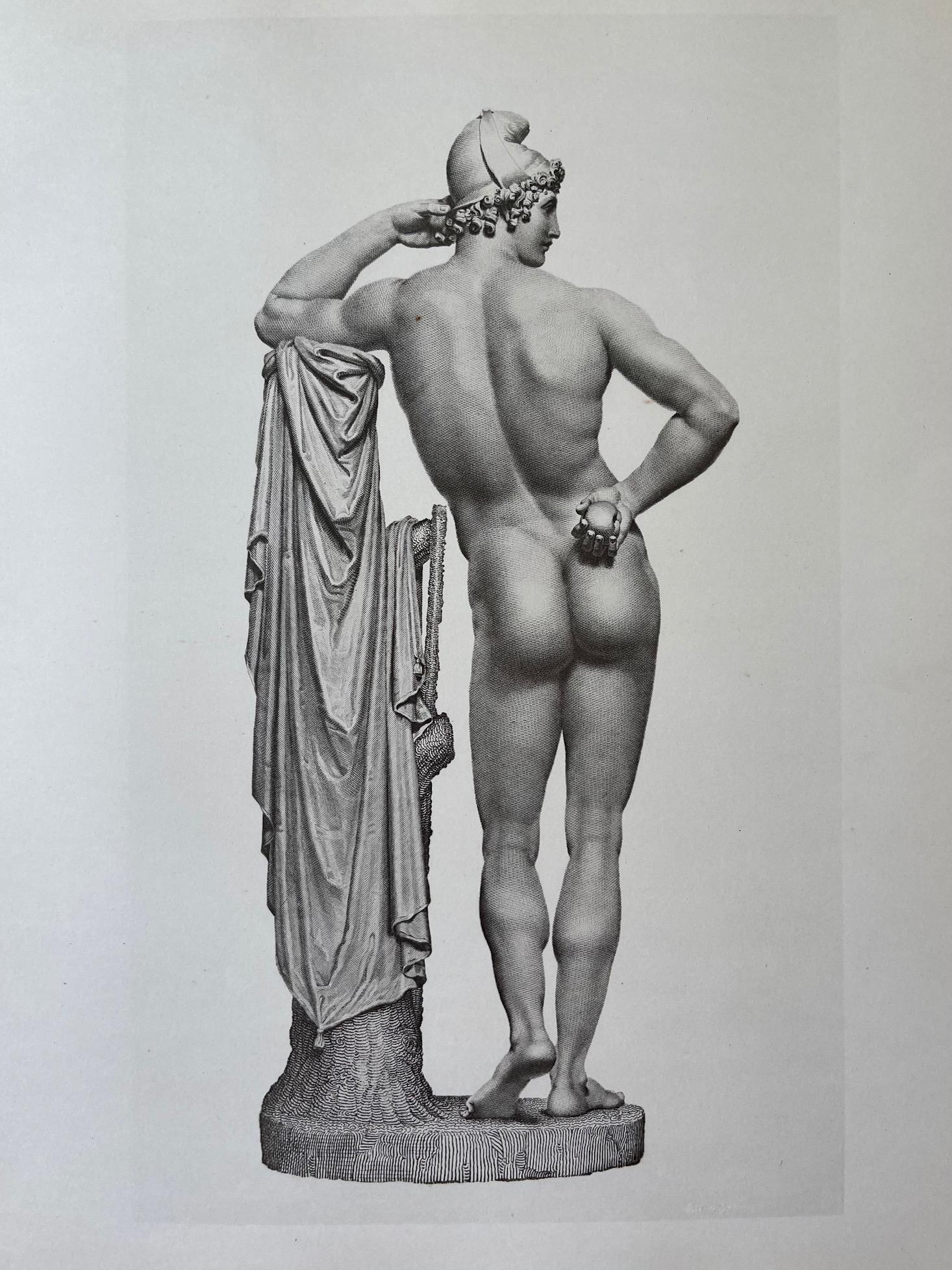 PARIS NEOCLASSICAL ENGRAVING AFTER ANTONIO CANOVA (1 of 2)