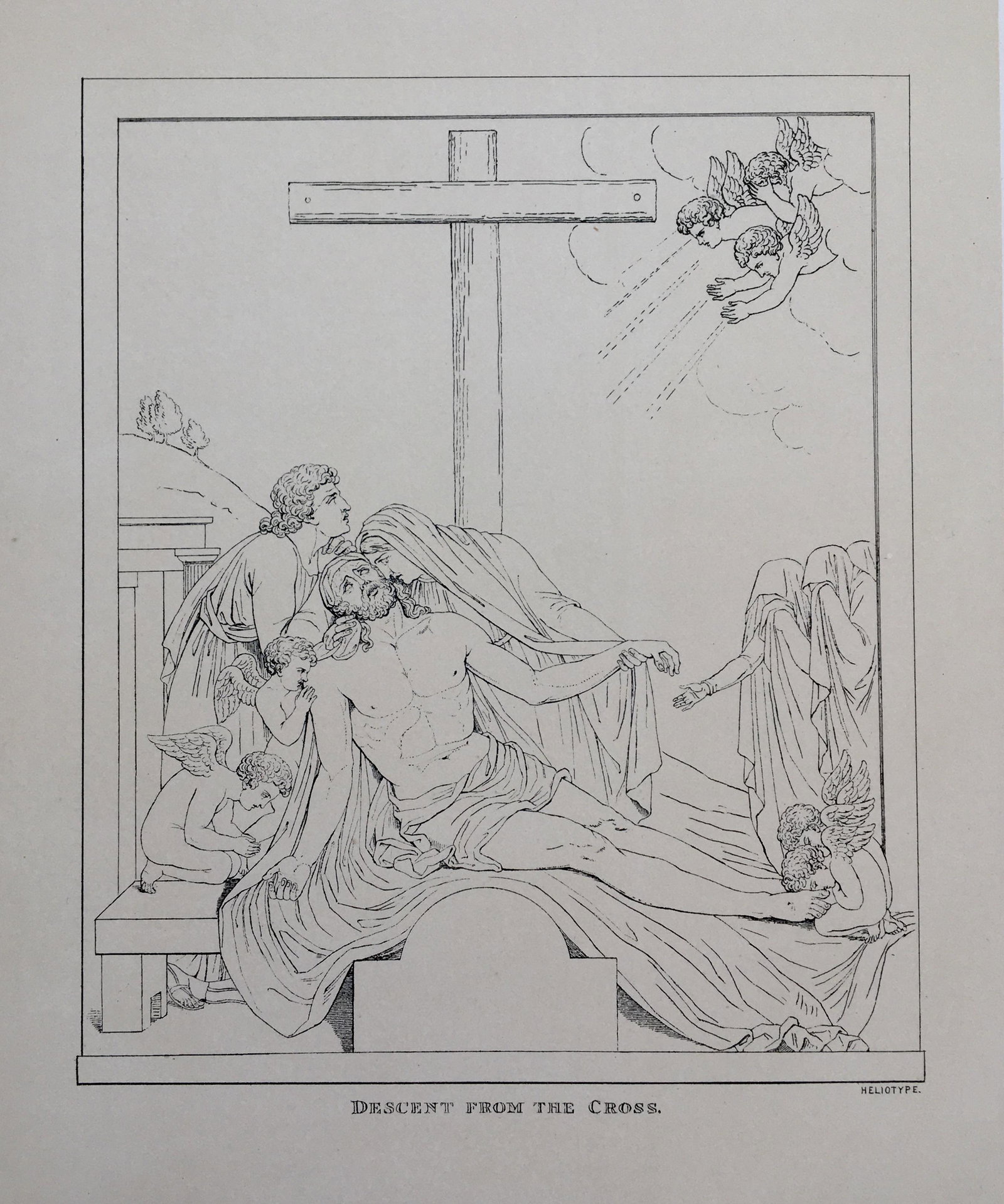 JESUS RELIGIOUS ENGRAVING AFTER ANTONIO CANOVA (1 of 2)