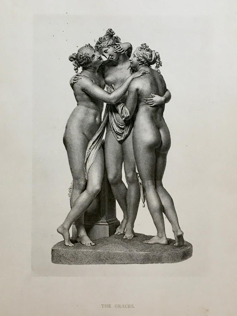 ITALIAN NEOCLASSICAL ENGRAVING AFTER ANTONIO CANOVA (1 of 2)