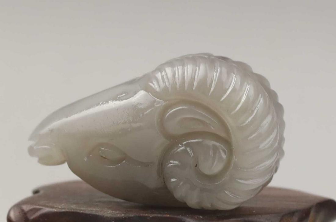 CHINESE JADE GOAT PENDANT (1 of 3)