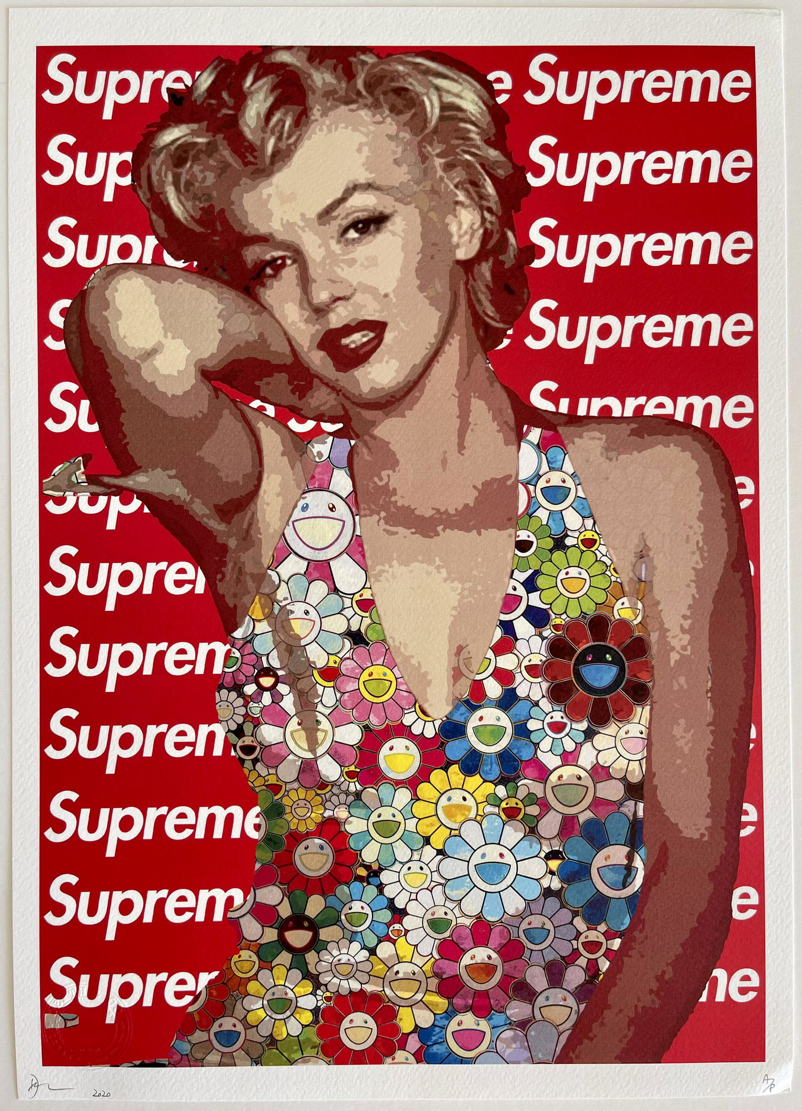 Marilyn monroe supreme clearance poster