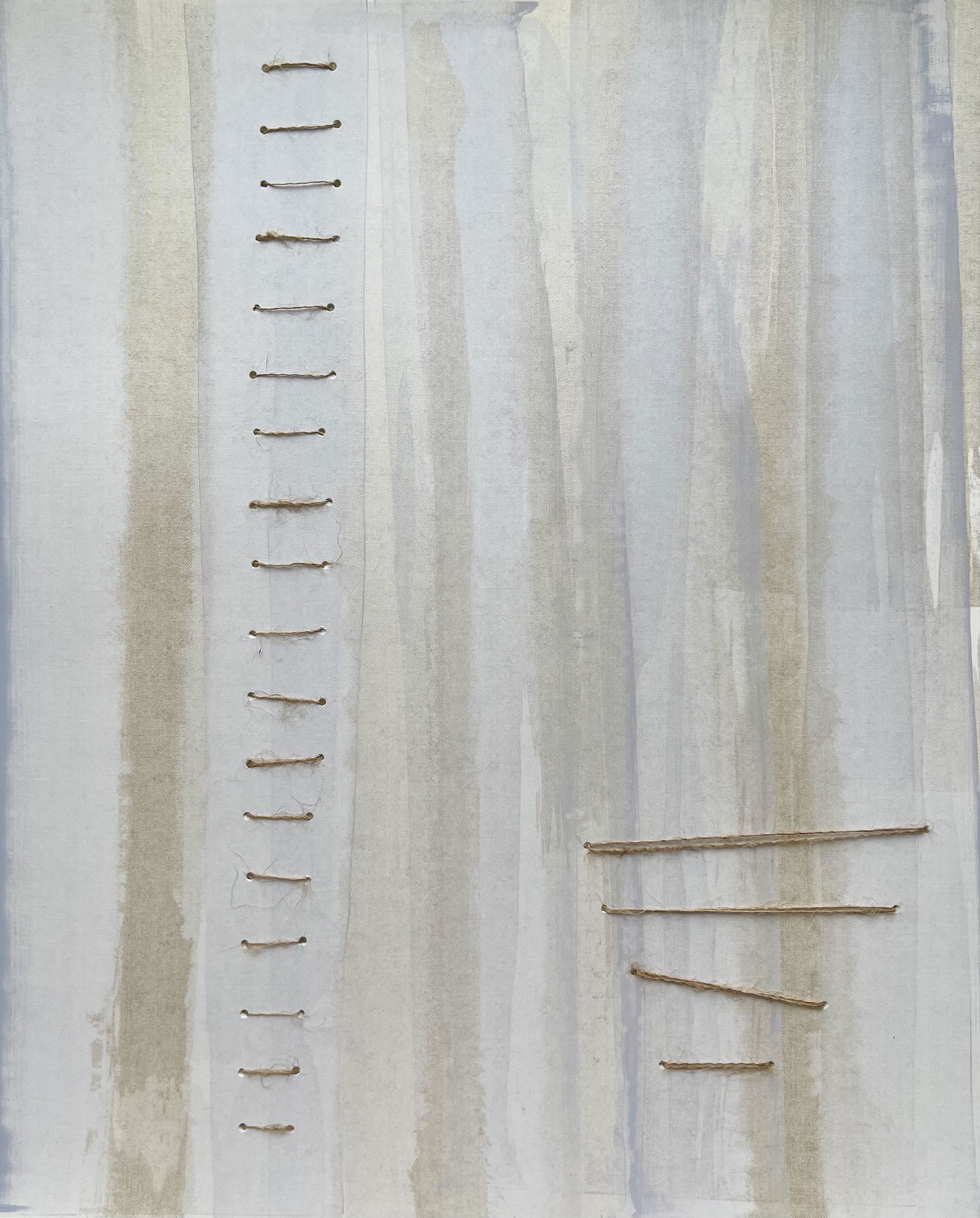 MODERN MIXED MEDIA ON PAPER PAINTING (1 of 3)