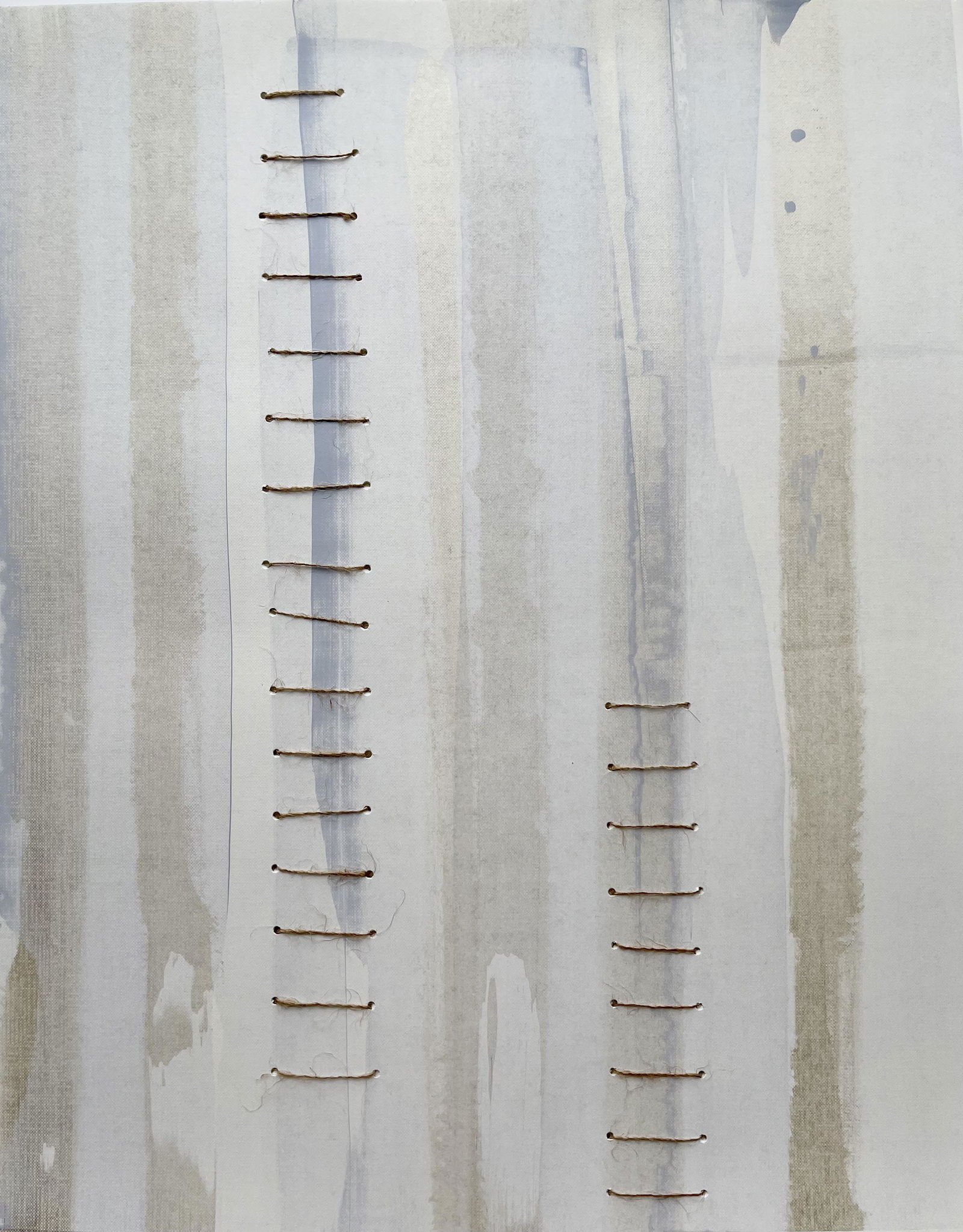 MODERN MIXED MEDIA ON PAPER PAINTING (1 of 3)