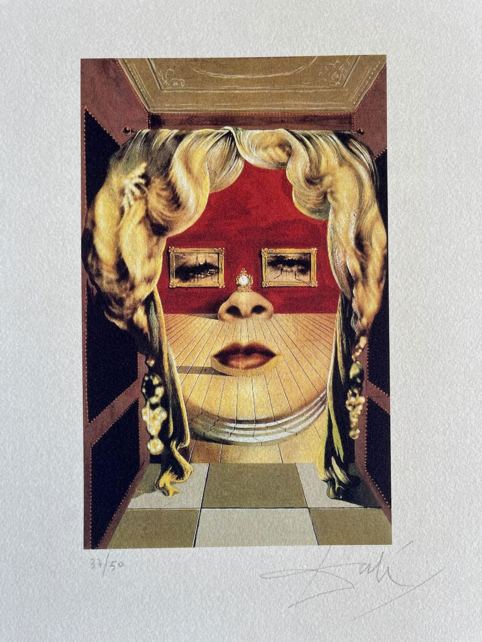 SALVADOR DALI LITHOGRAPH (1 of 2)