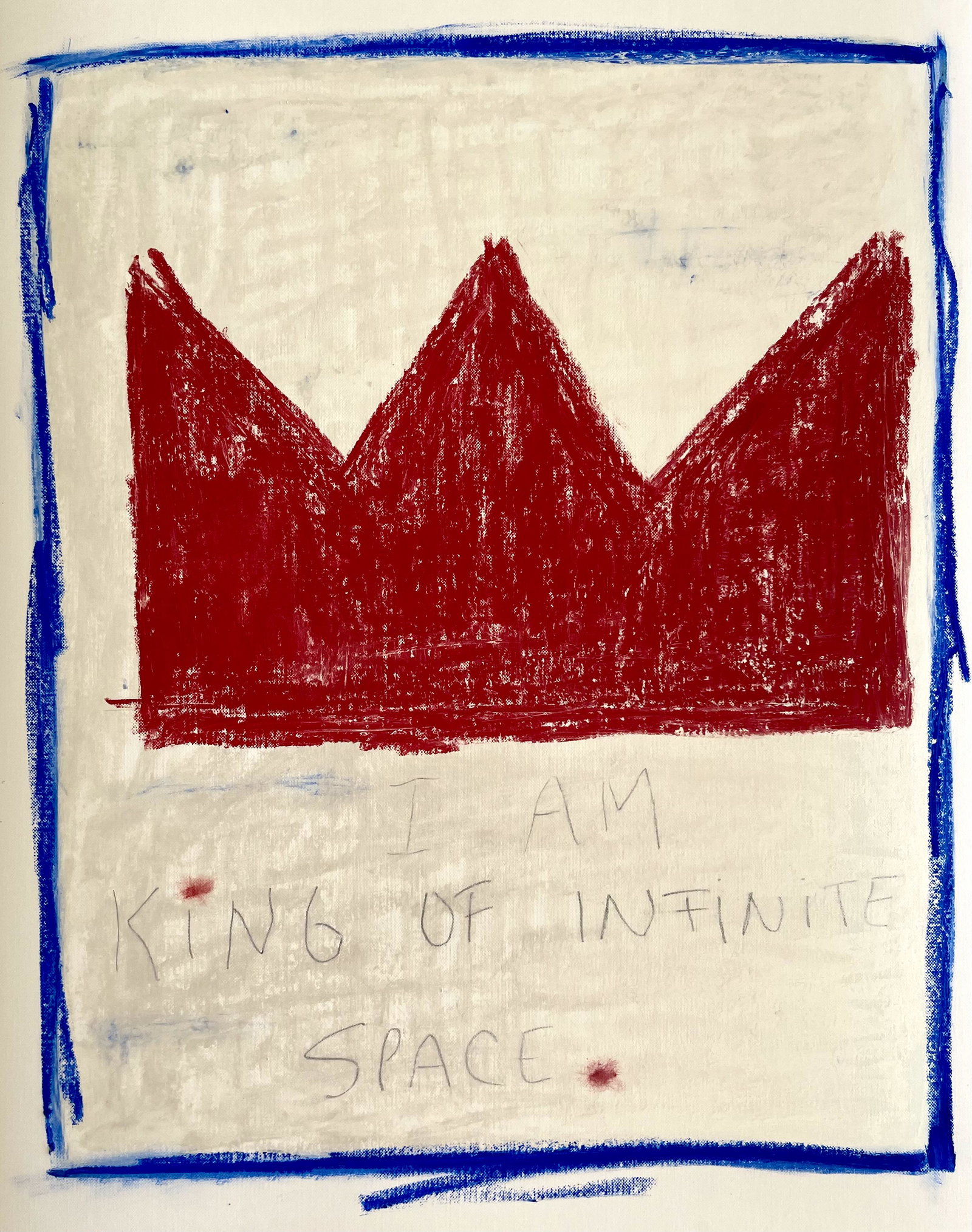 POP ART OIL PASTEL ON PAPER PAINTING HAMLET (1 of 4)