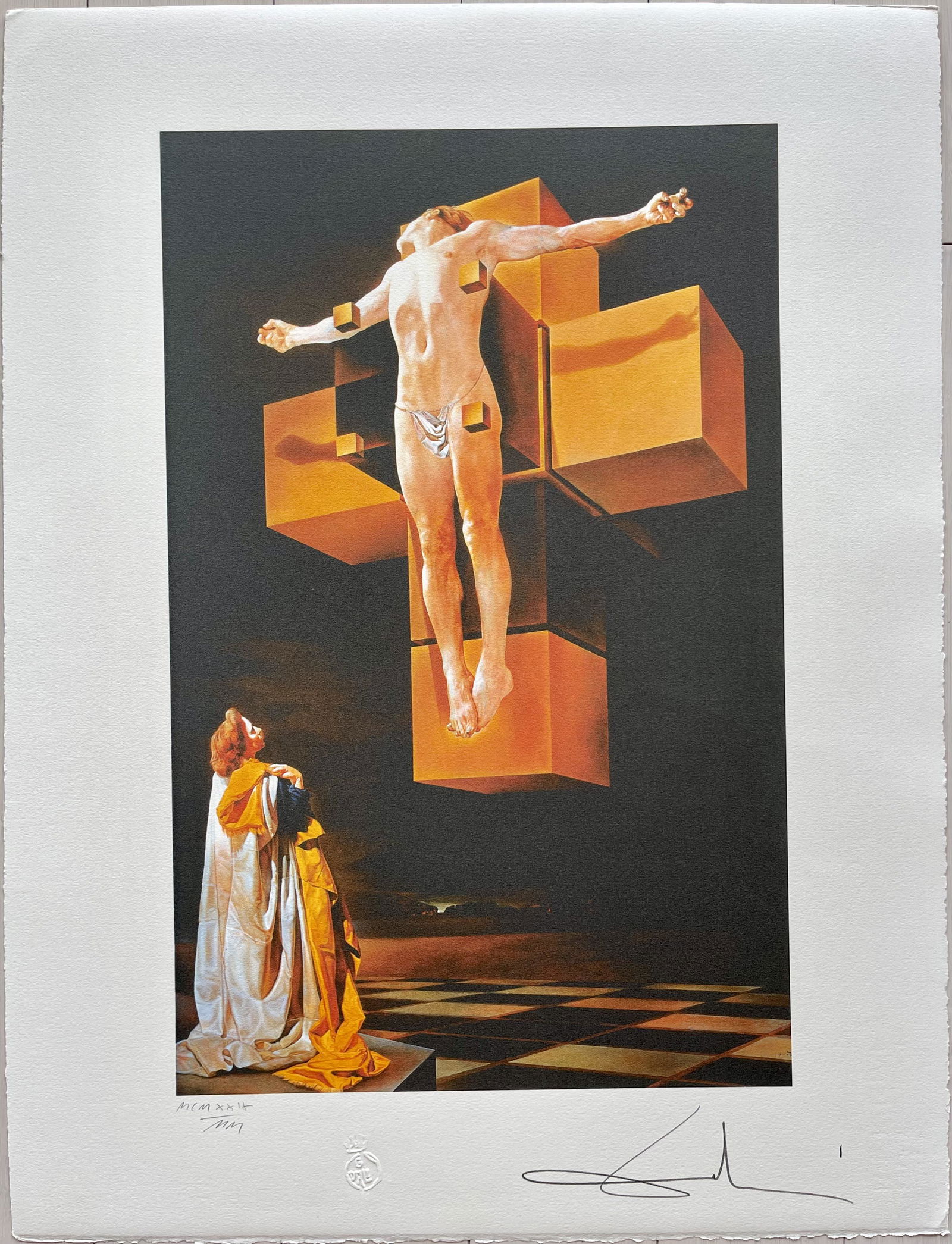 LARGE SALVADOR DALI LITHOGRAPH (1 of 3)