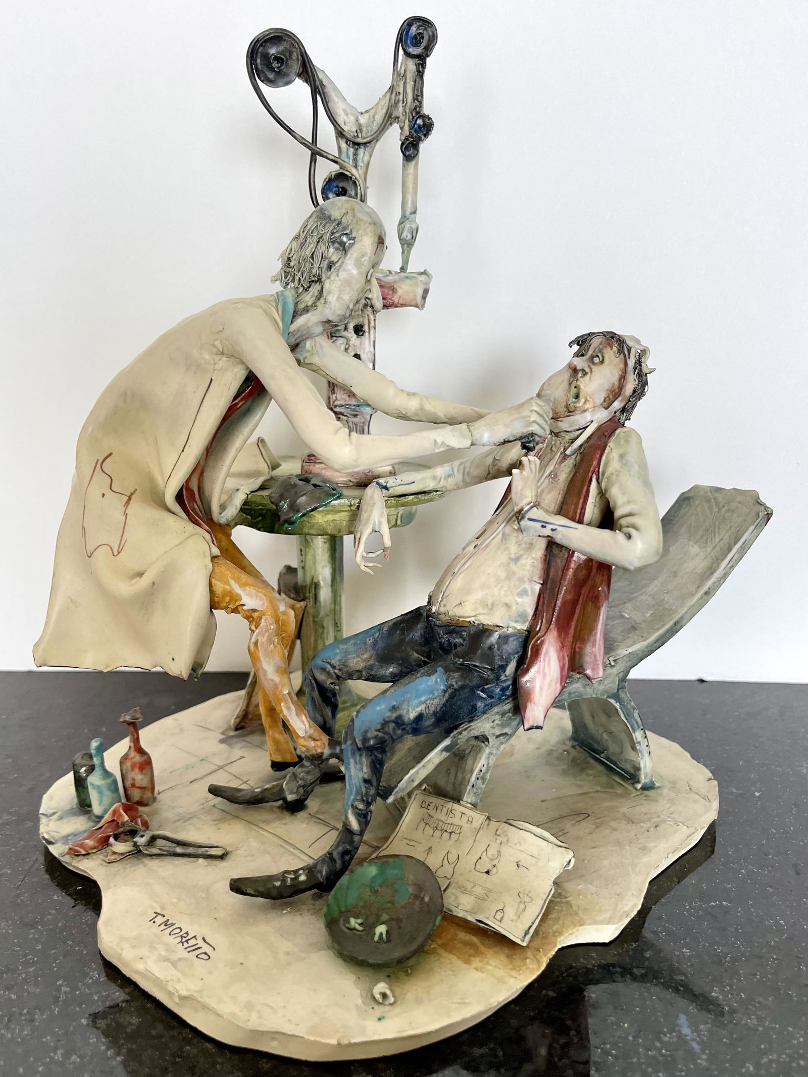 Toni Moretto Sculpture/ Lo Scricciolo Pottery Dentist