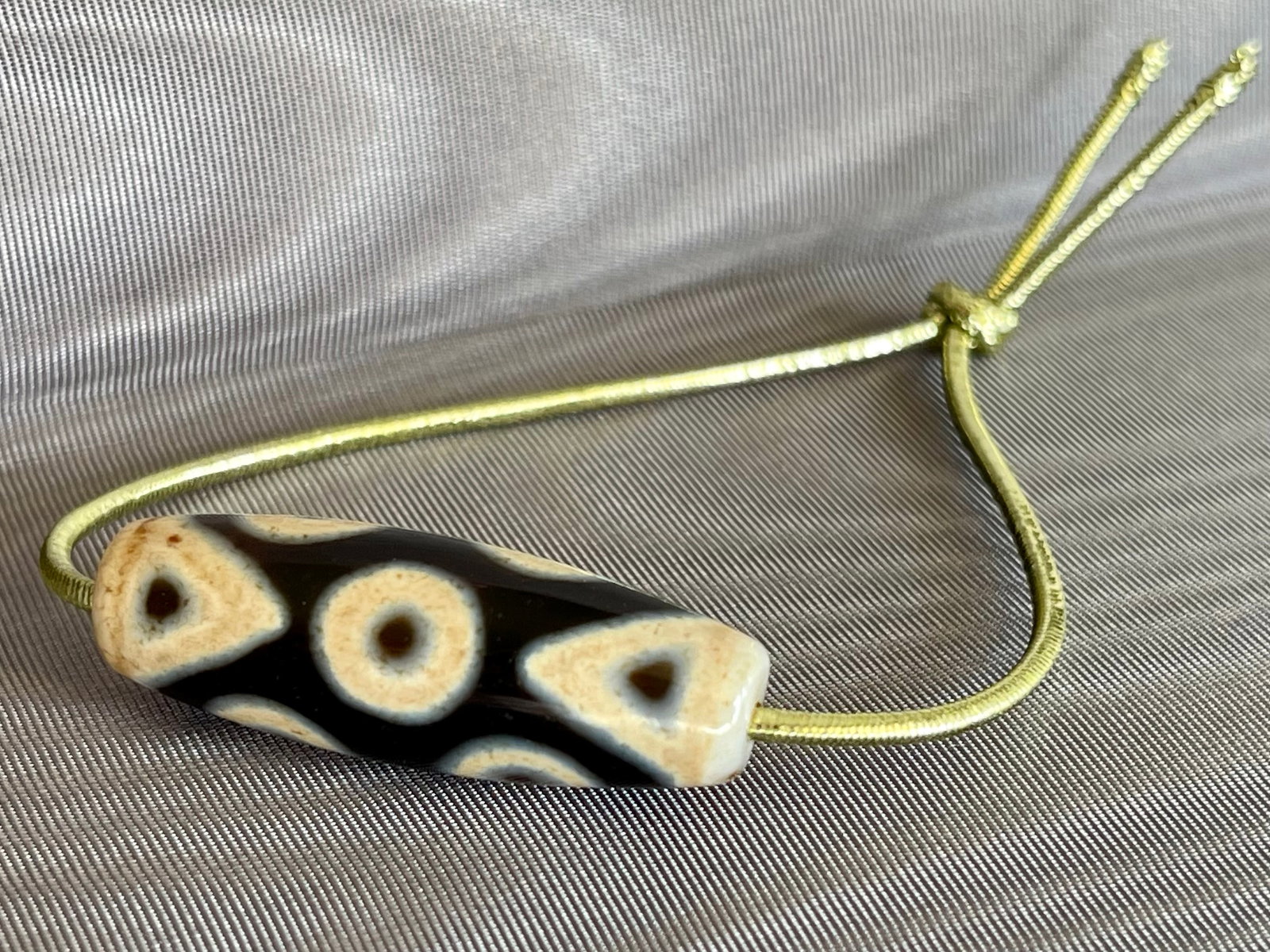 TIBETAN 6 EYES DZI BEAD (1 of 5)