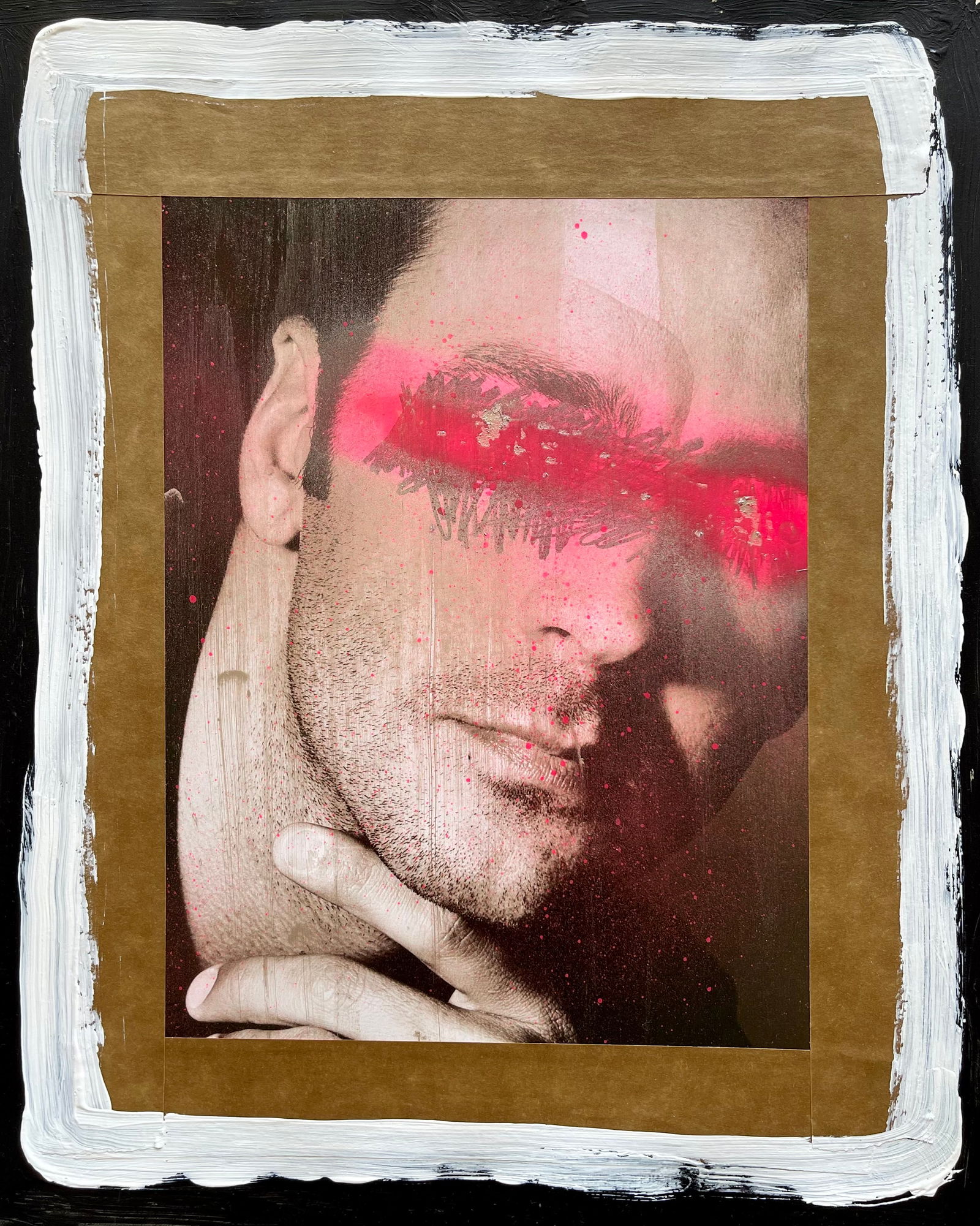 MIXED MEDIA COLLAGE ON PAPER (1 of 3)