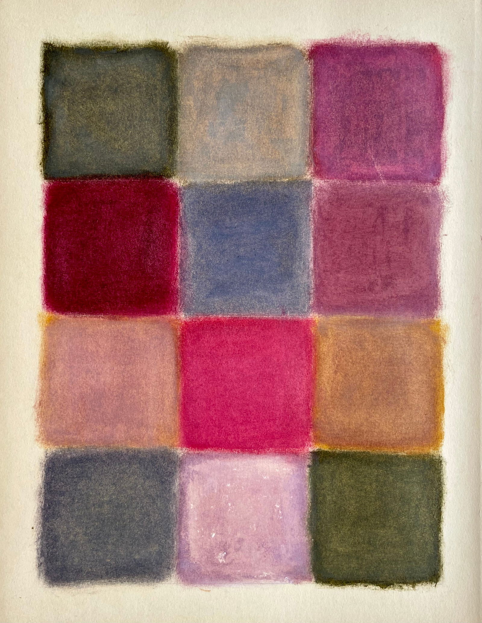 OIL ON PAPER MIDCENTURY (1 of 3)