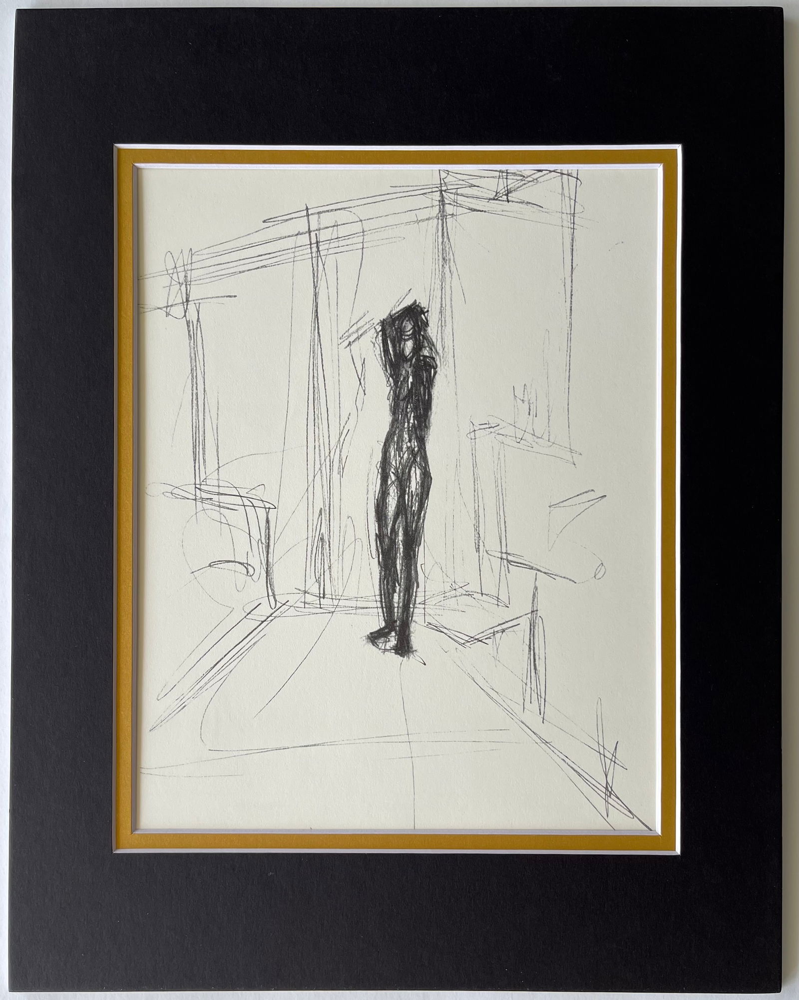 MATTED ALBERTO GIACOMETTI PRINT (1 of 1)