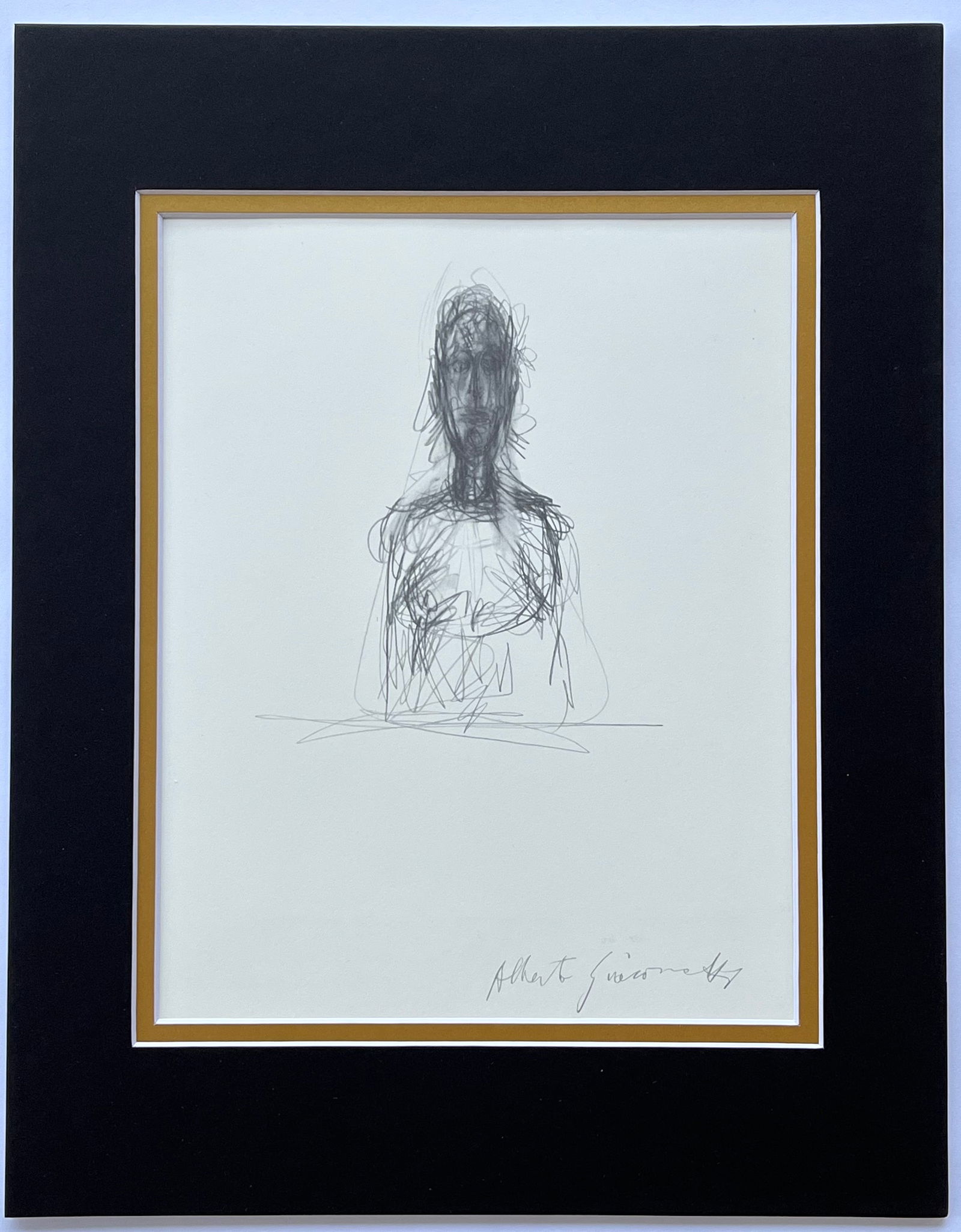 MATTED ALBERTO GIACOMETTI PRINT (1 of 1)