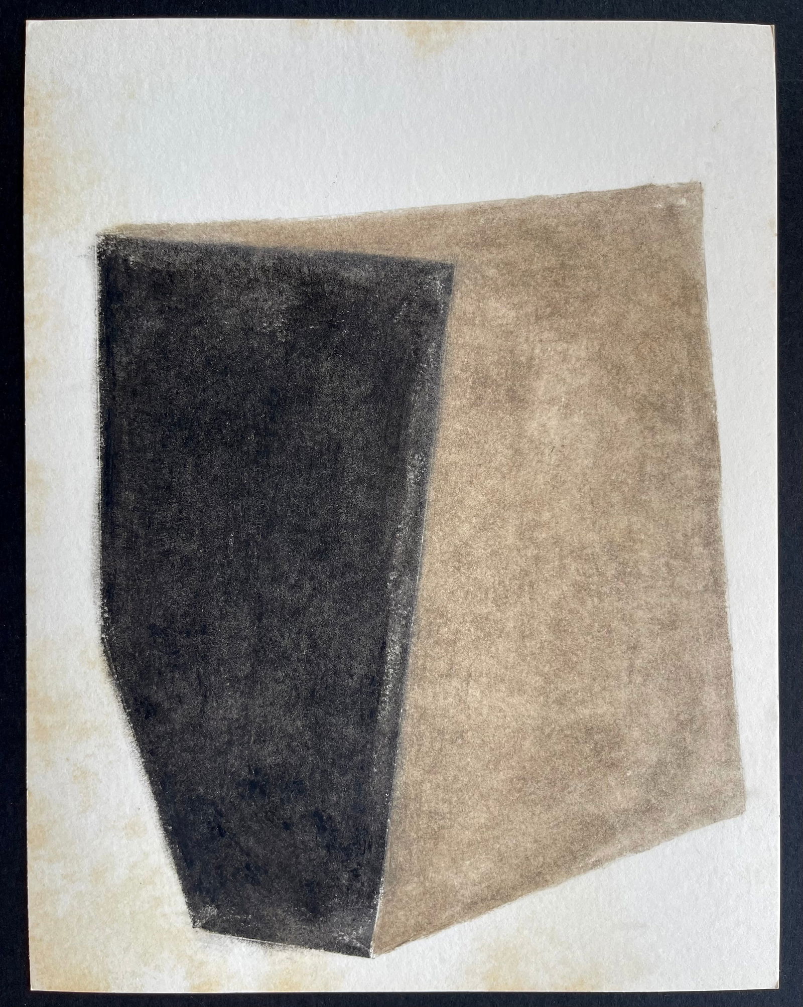 SET OF 2 VINTAGE MINIMALIST PAINTINGS (1 of 7)