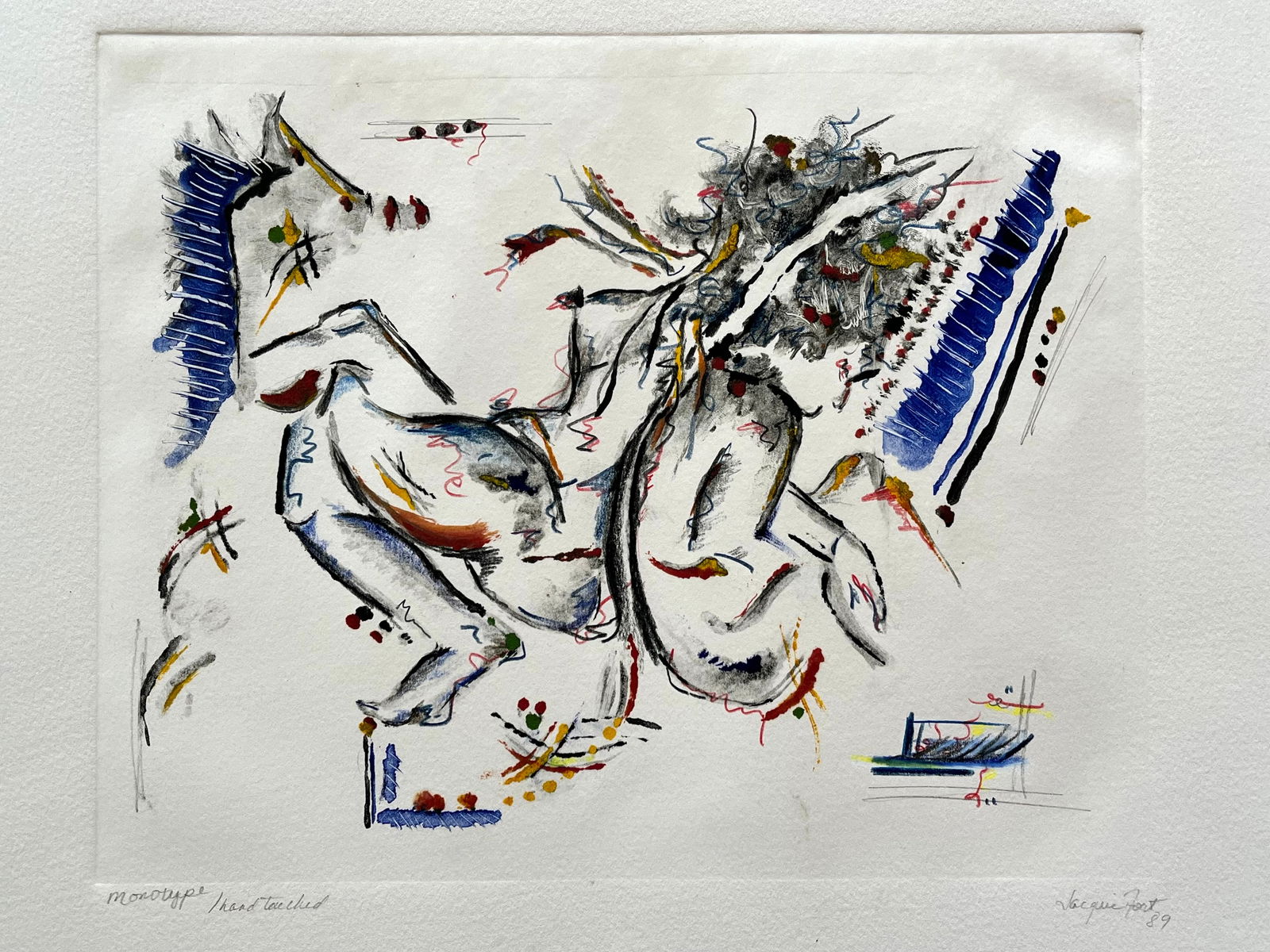 ABSTRACT VINTAGE MONOTYPE ETCHING (1 of 4)