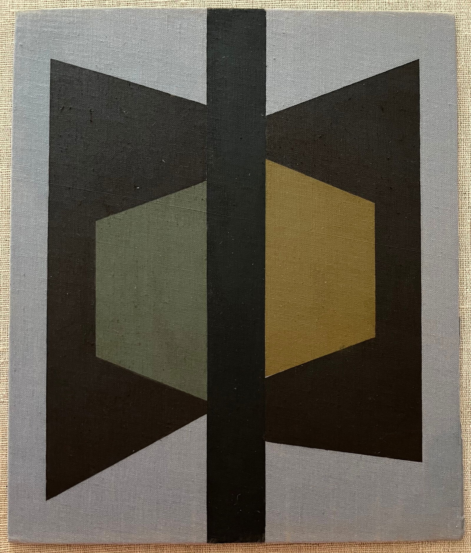 VINTAGE GEOMETRIC PAINTING (1 of 2)