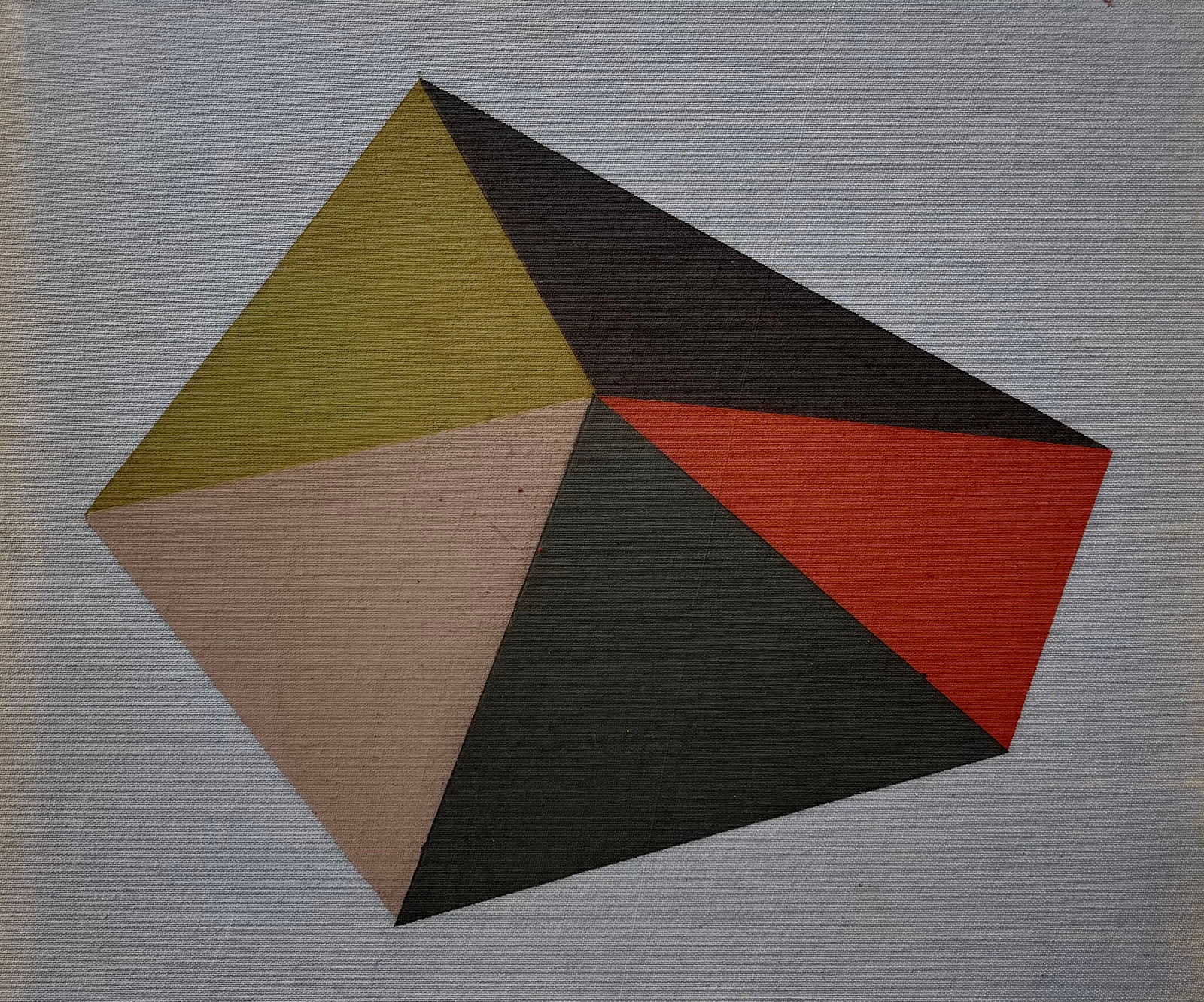 VINTAGE GEOMETRIC PAINTING (1 of 2)