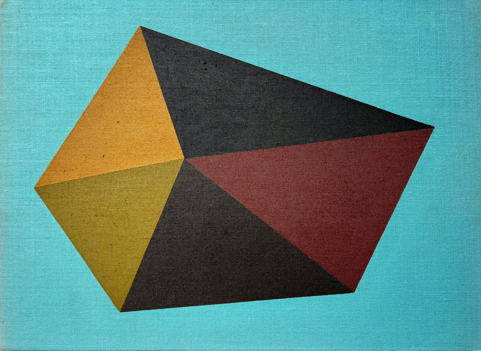 VINTAGE GEOMETRIC PAINTING (1 of 4)