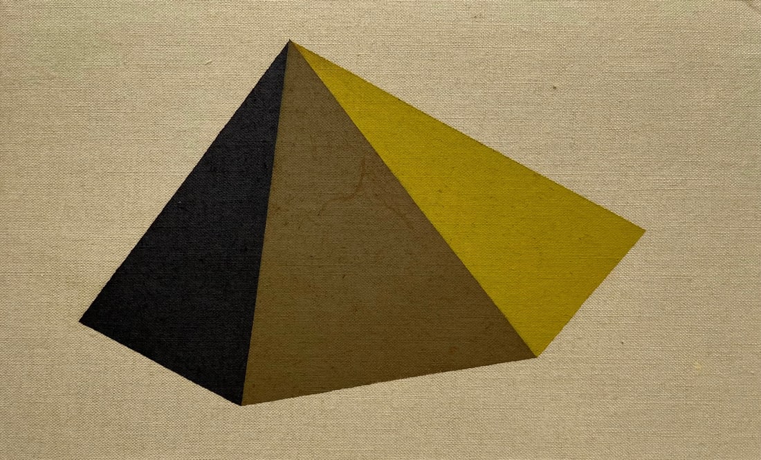 VINTAGE GEOMETRIC PAINTING (1 of 4)