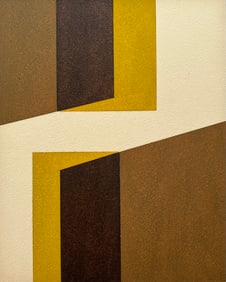 VINTAGE GEOMETRIC PAINTING