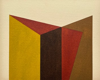VINTAGE GEOMETRIC PAINTING