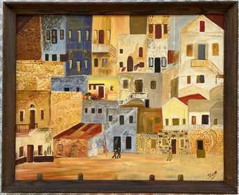 MID CENTURY ABSTRACT PAINTING