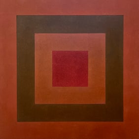 HARD EDGE PAINTING OIL ON MASONITE