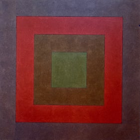 HARD EDGE PAINTING OIL ON MASONITE