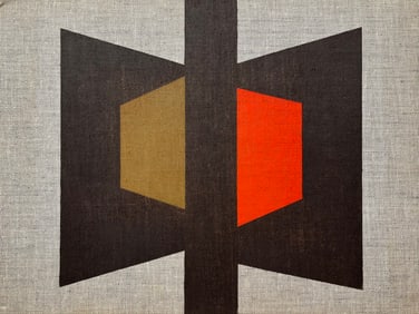 VINTAGE GEOMETRIC PAINTING