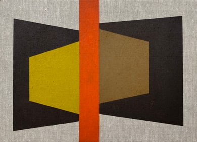 VINTAGE GEOMETRIC PAINTING
