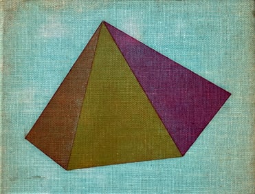 VINTAGE GEOMETRIC PAINTING