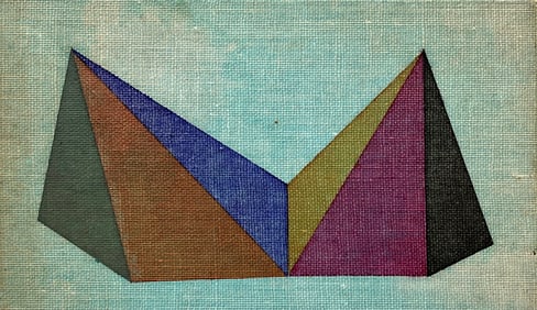 VINTAGE GEOMETRIC PAINTING